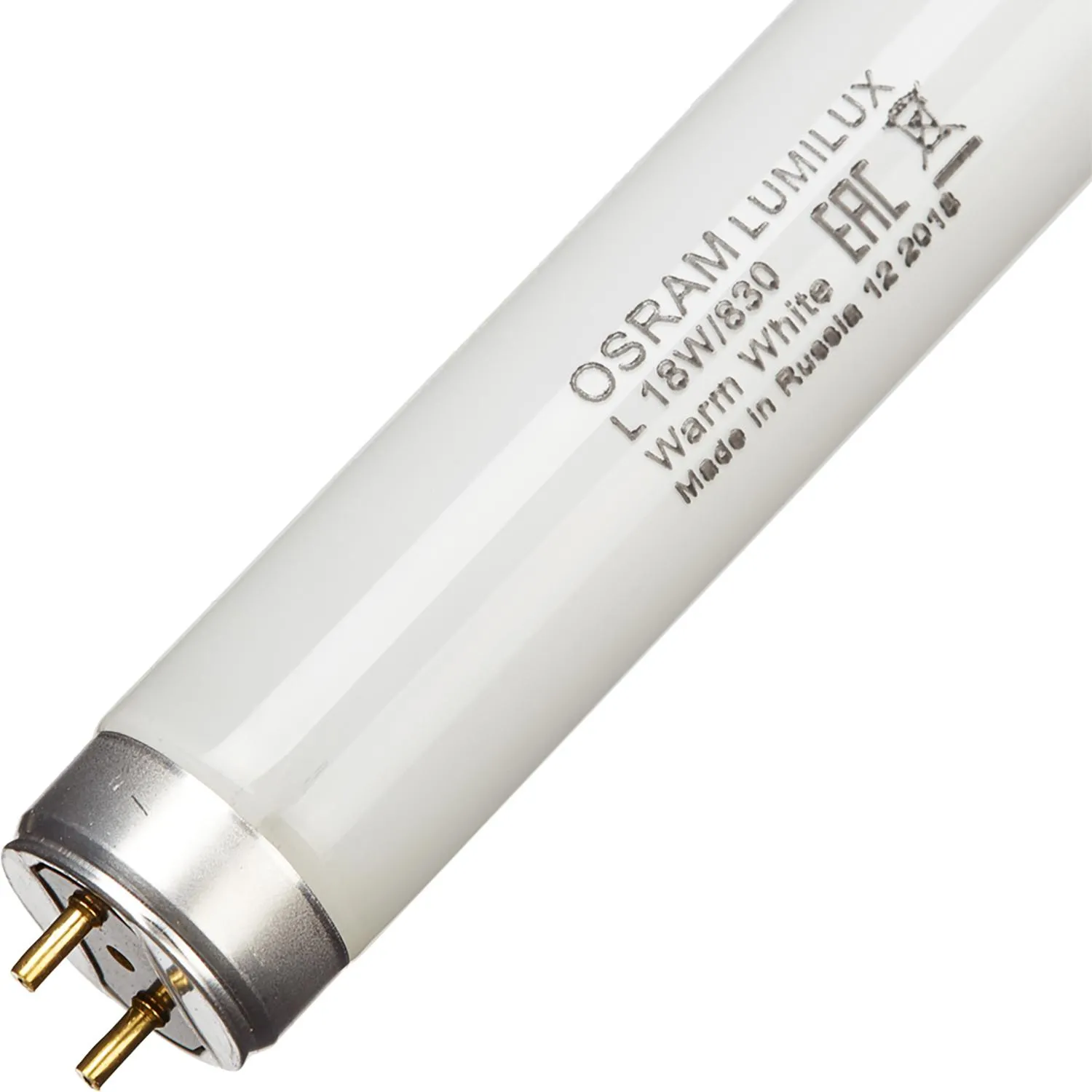 Лампа люминесцентная Osram Lumilux  L 18W/830 G13 3000К тепл.бел. 25шт - фото 3