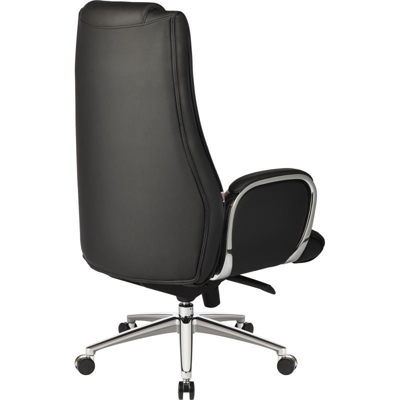 Кресло BN_Jl_Руководителя Echair-518 ML кожа черная, хром - фото 4