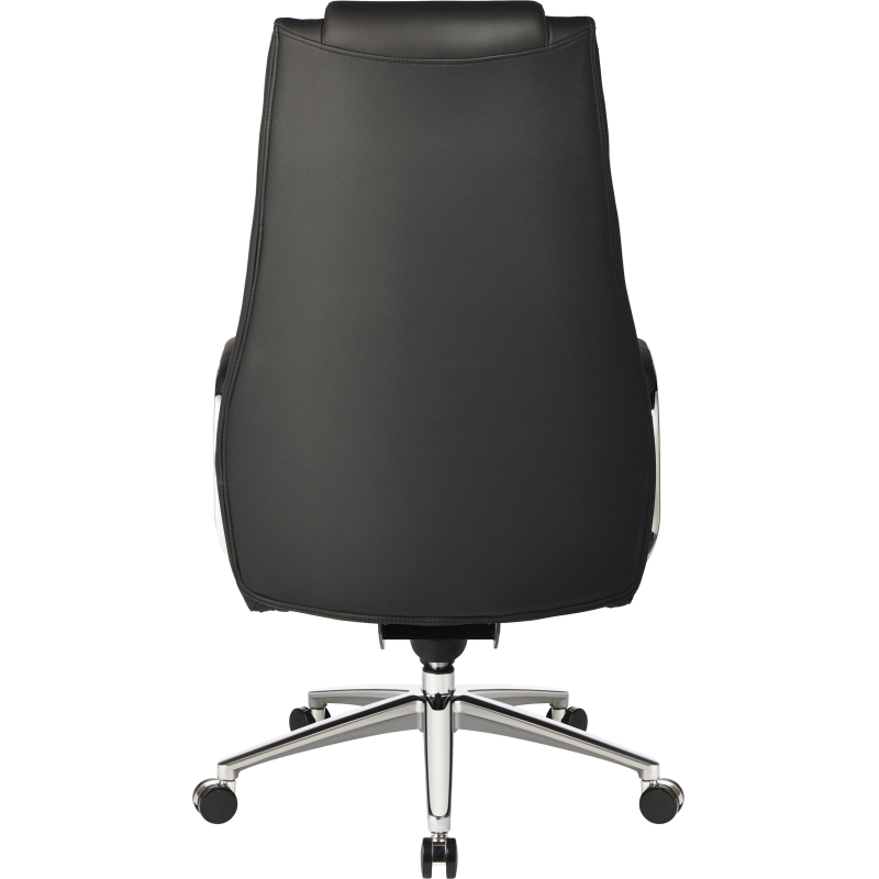 Кресло BN_Jl_Руководителя Echair-518 ML кожа черная, хром - фото 5