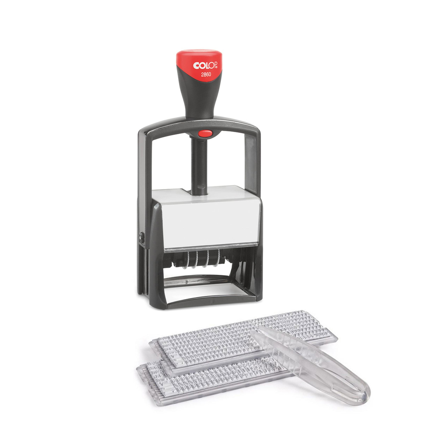 Датер автоматический самонаб.металл. S2860-Bank-Set дата ЦИФР.10-стр. 49х68 - фото 2