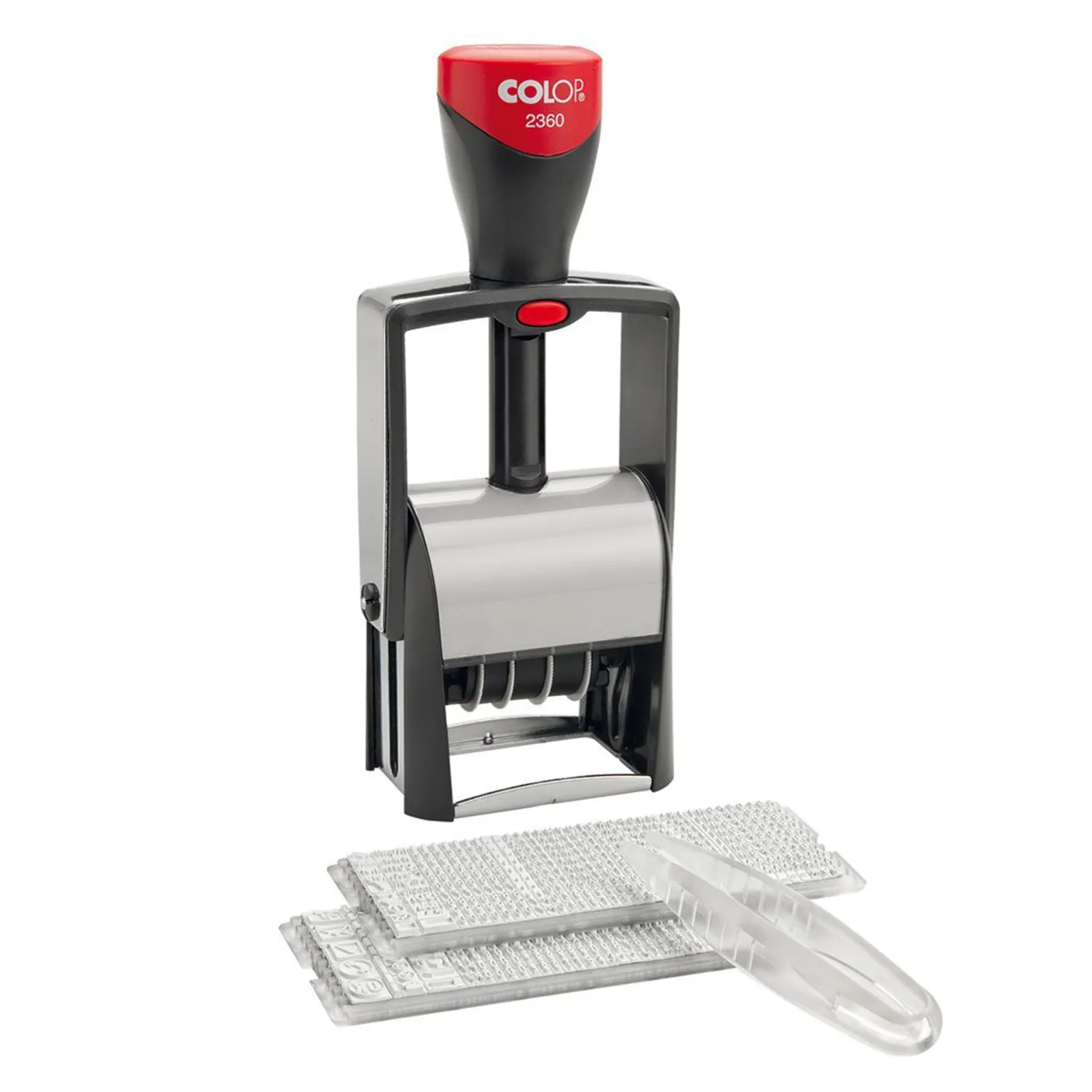 Датер автоматический самонаб.металл. S2360-Bank-Set дата ЦИФР.4-стр. 30х45м - фото 2