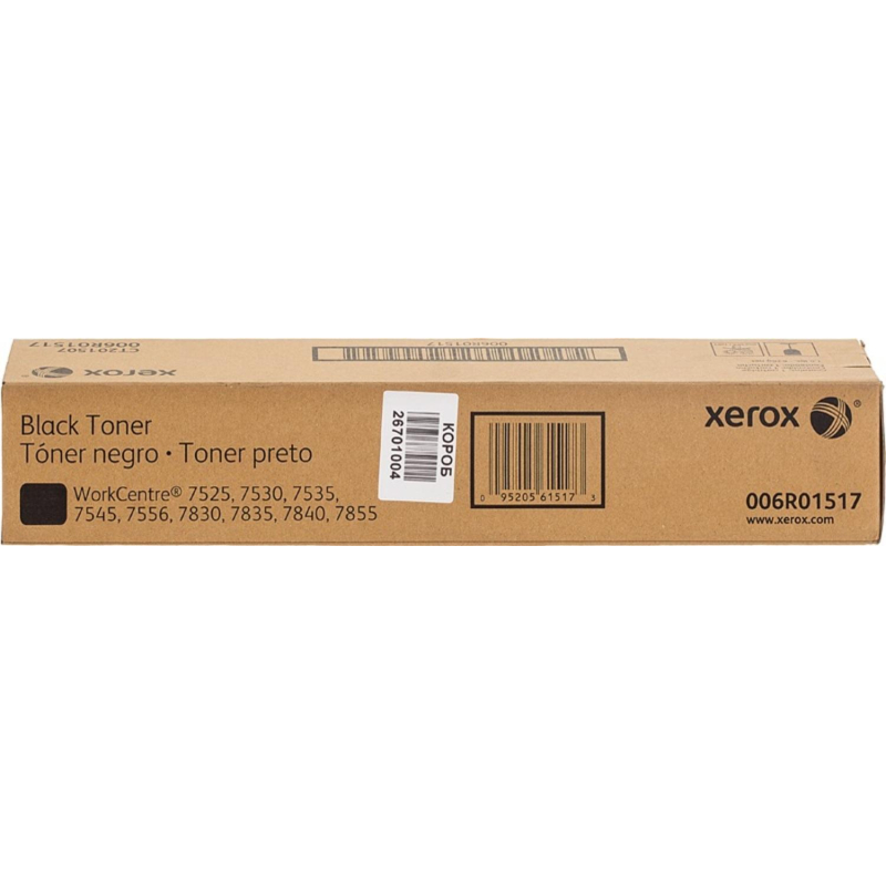 Тонер-картридж Xerox 006R01517 чер. для WC7525/7535 - фото 1