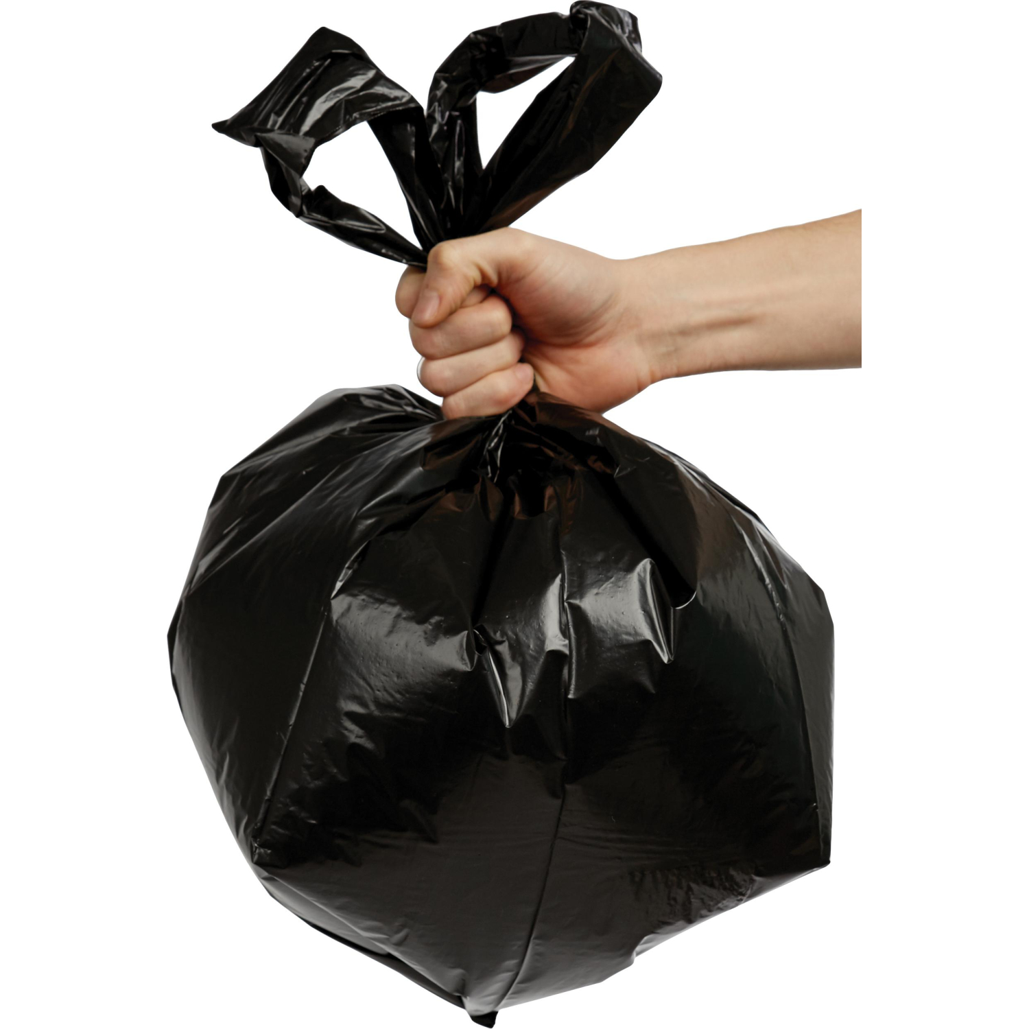 Мешки для мусора ПВД 30л 25мкм 30шт/рул черн 50x70см с ручками Luscan - фото 3