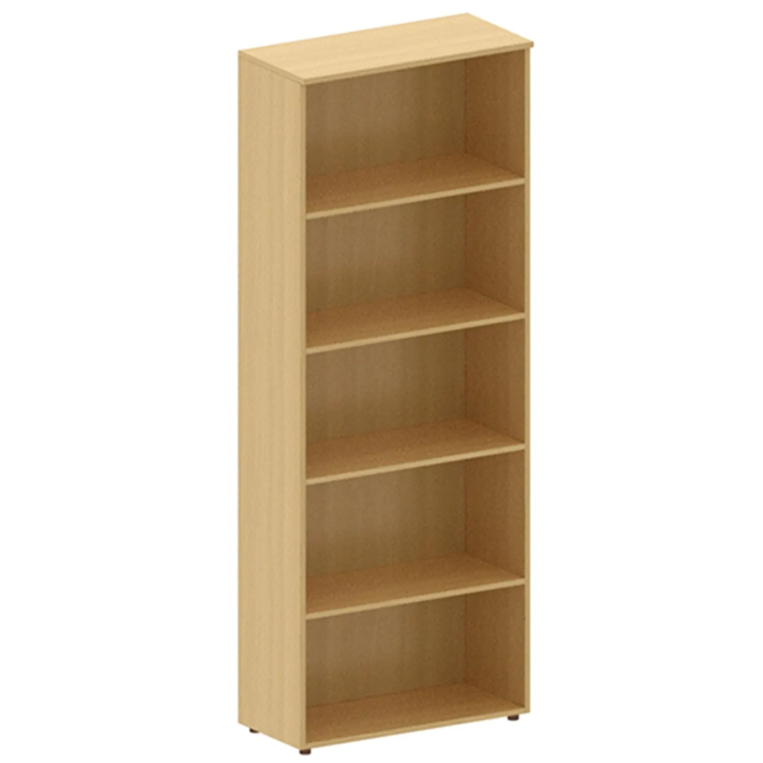 Стеллаж MON_Канц открытый высокий ШК31.10 700x330x1830 бук невский - фото 1