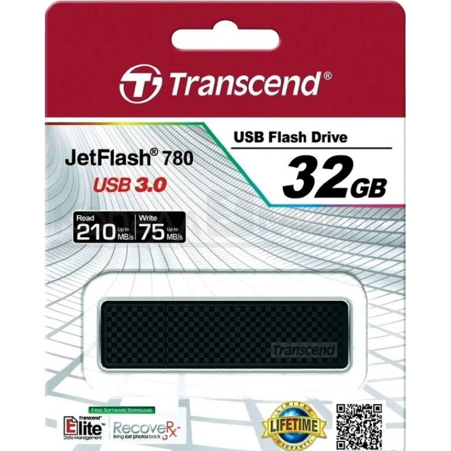 Флеш-память Transcend JetFlash 780, 32Gb, USB 3.1 G1, чер, TS32GJF780 - фото 4