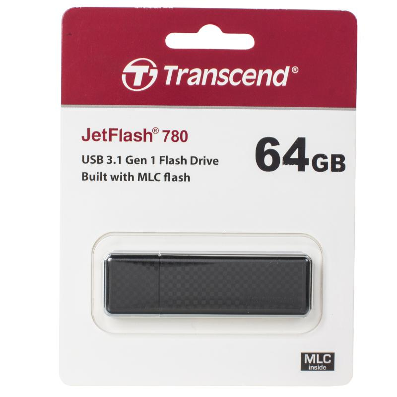 Флеш-память Transcend JetFlash 780, 64Gb, USB 3.1 G1, чер, TS64GJF780 - фото 3