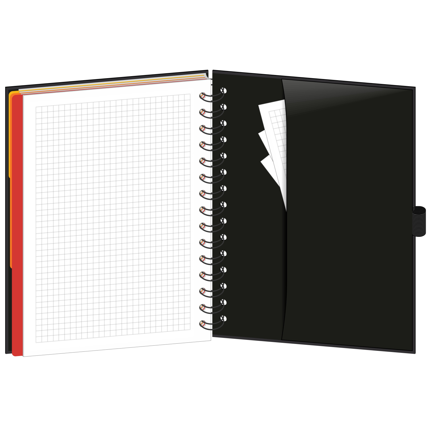 Бизнес-тетрадь Wisdom 8,А5,120л,148х205,3 разд,рез под руч,клет,рад1,0008 - фото 3