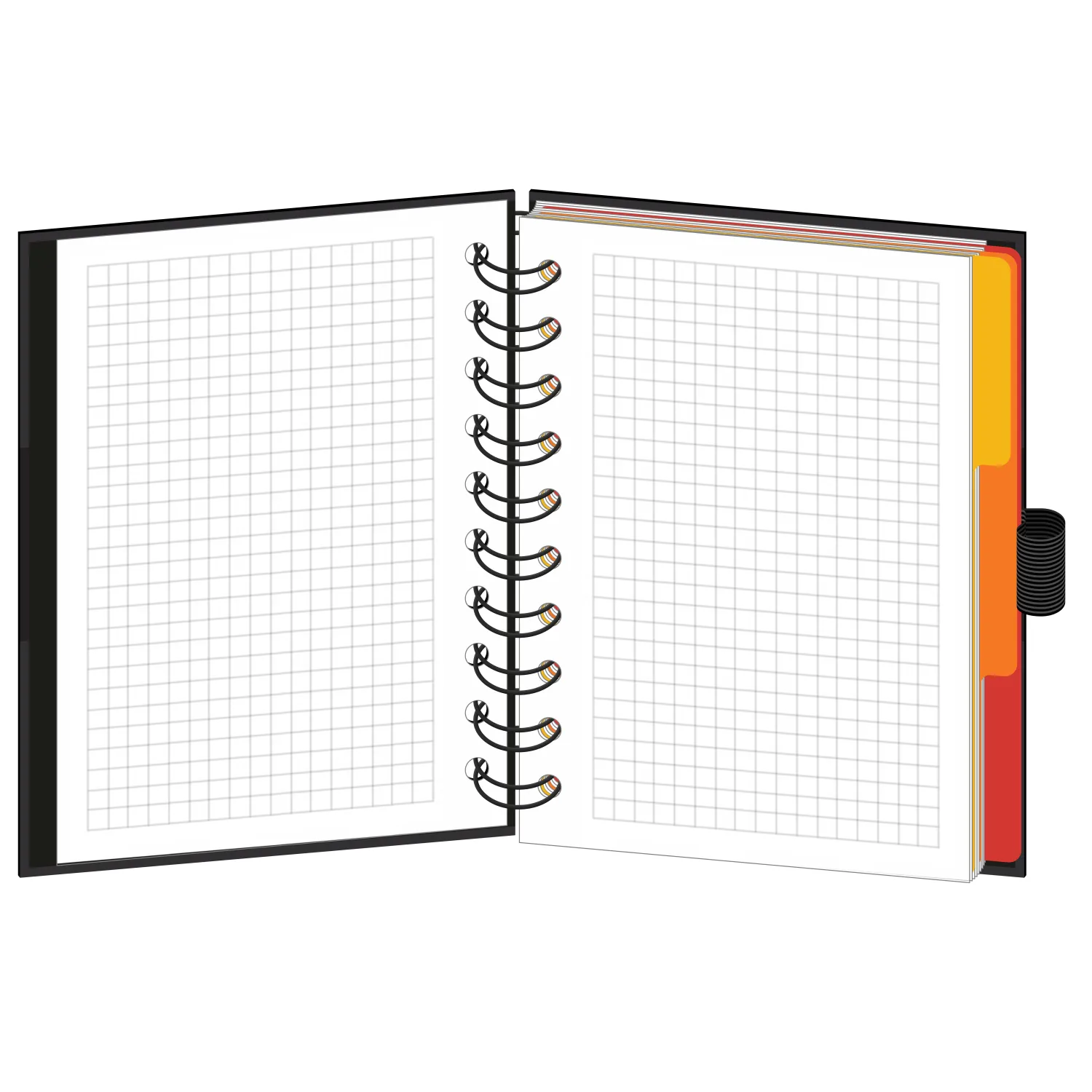 Бизнес-тетрадь Wisdom 7,А6,120л,100х140, 3 разд,рез под руч,клет,рад1,0007 Бизнес-тетрадь Wisdom 7,А6,120л,100х140, 3 разд,рез под руч,клет,рад1,0007 - фото 4