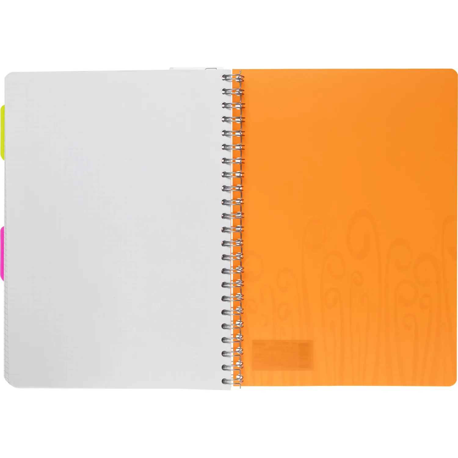 Бизнес-тетрадь А4,140 л,пласт обл, с разд,спир,ATTACHE FANTASY,оранж - фото 8