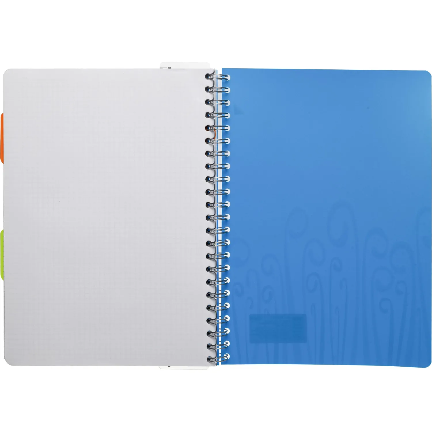 Бизнес-тетрадь А4,140 л,пласт обл, с разд,спир,ATTACHE FANTASY,голуб - фото 8