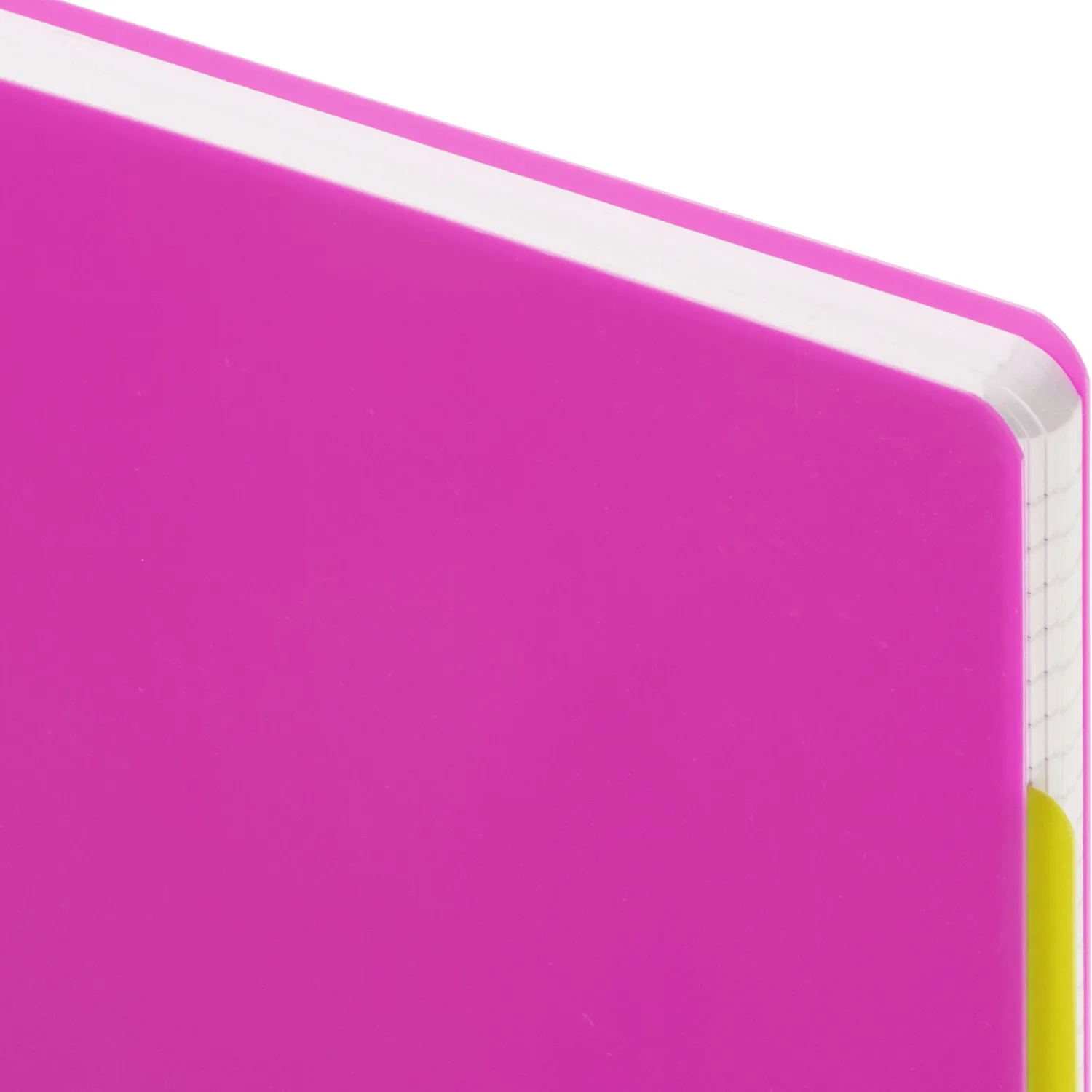 Бизнес-тетрадь А4,140 л,пласт обл, с разд,спир,ATTACHE FANTASY,розов - фото 3