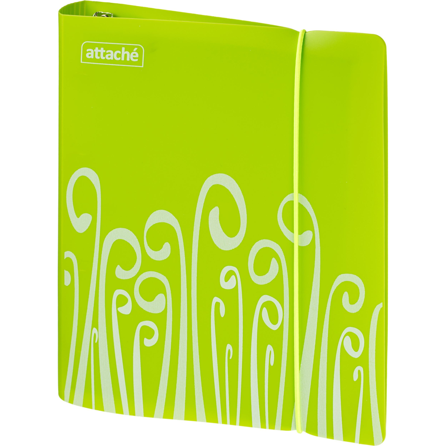 Бизнес-тетрадь А5,120 л,пласт обл,на рез,с разд, ATTACHE FANTASY,салат - фото 2