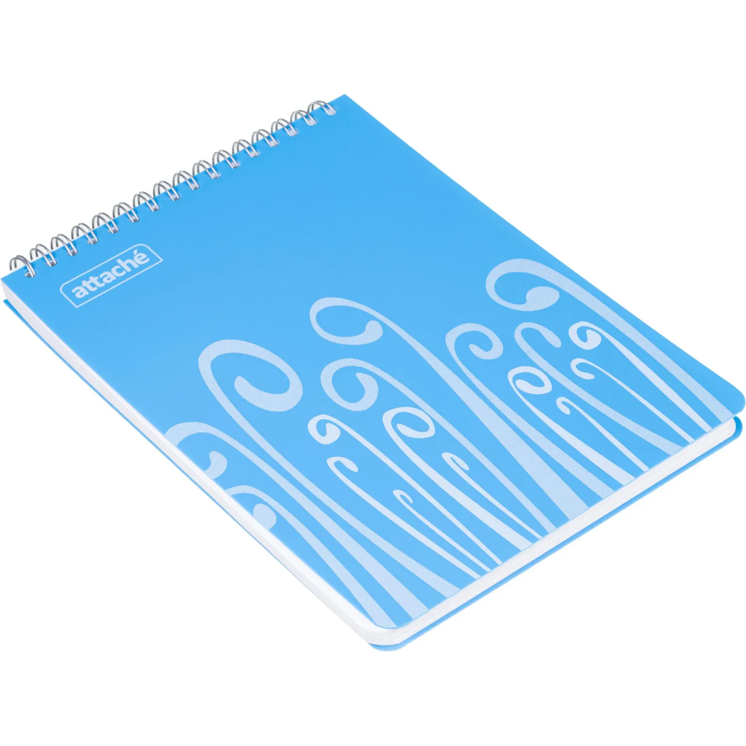 Блокнот А5,пласт обл,80л, ATTACHE FANTASY,голуб - фото 4