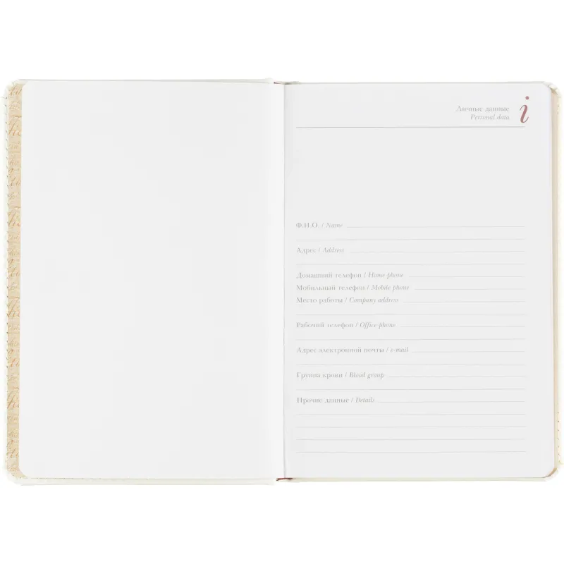 Ежедневник недатированный белый,А5,145х205мм,136л, Sidney NEBRASKA 3-128/06 - фото 10