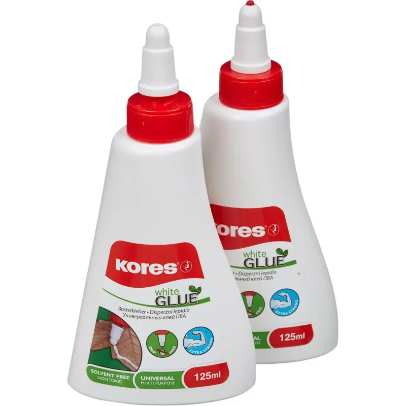 Клей ПВА 125мл KORES &#039;75825.02 - фото 1