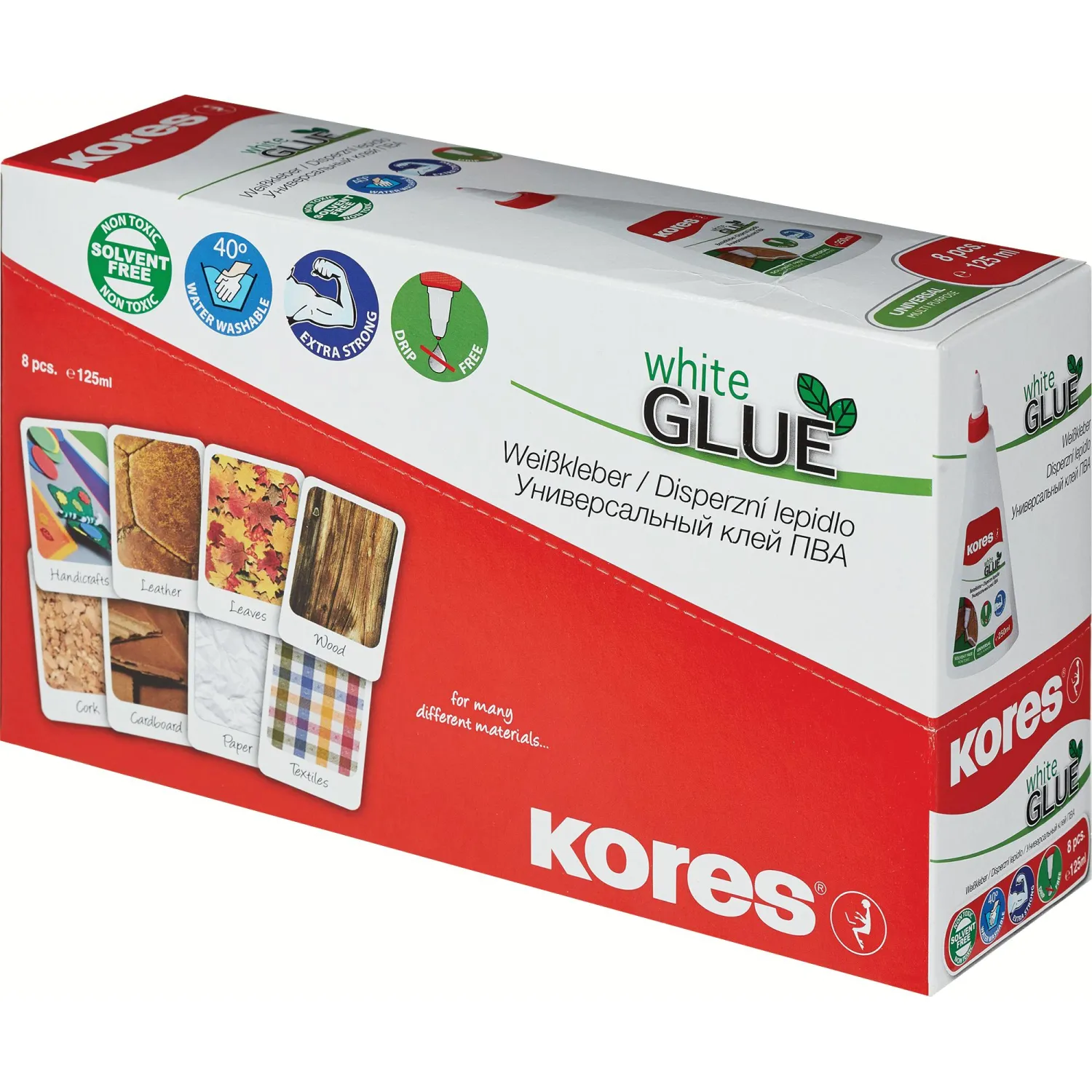 Клей ПВА 125мл KORES '75825.02 - фото 4