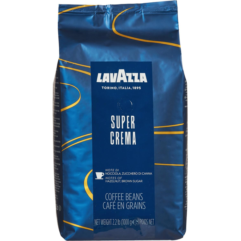 Кофе Lavazza Super Crema в зернах, 1 кг - фото 1