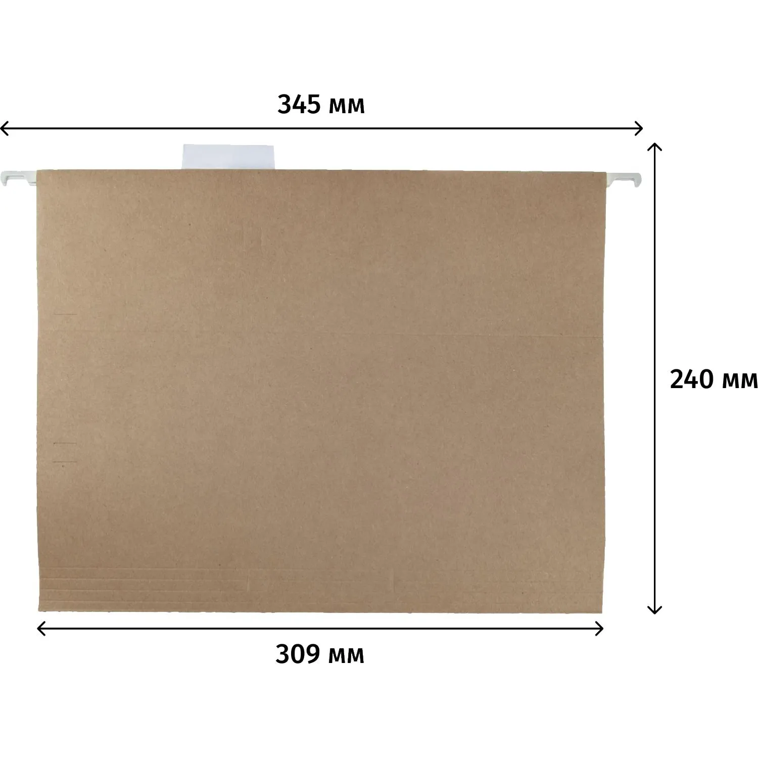 Папка подвесная регистратура  А4, 10шт.в уп - фото 6