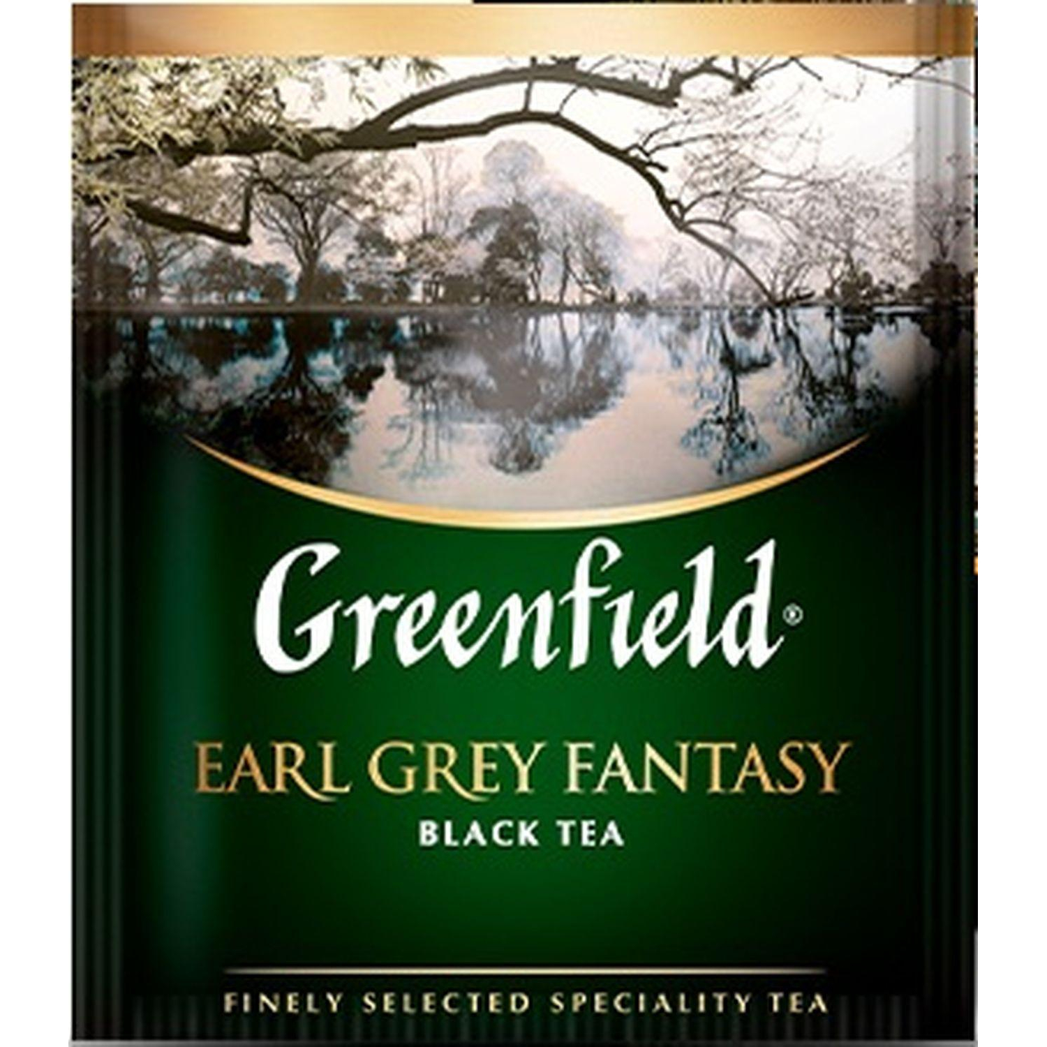Чай Greenfield Earl Grey Fantasy черн.фольгир 100 пак/уп 0584-09 - фото 2