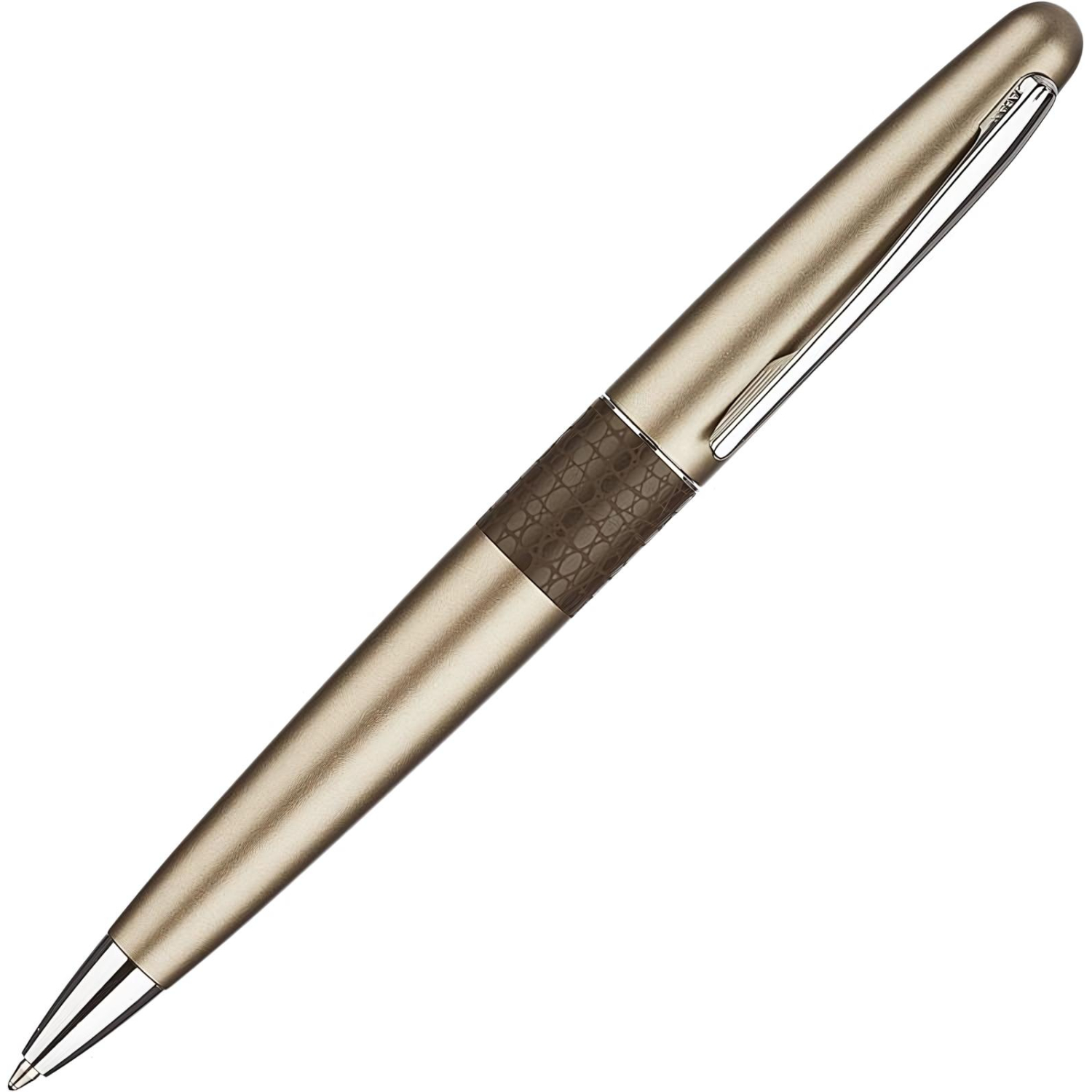 Ручка шариковая  PILOT  бронзовая ящерица  серия животные в футляре - фото 2