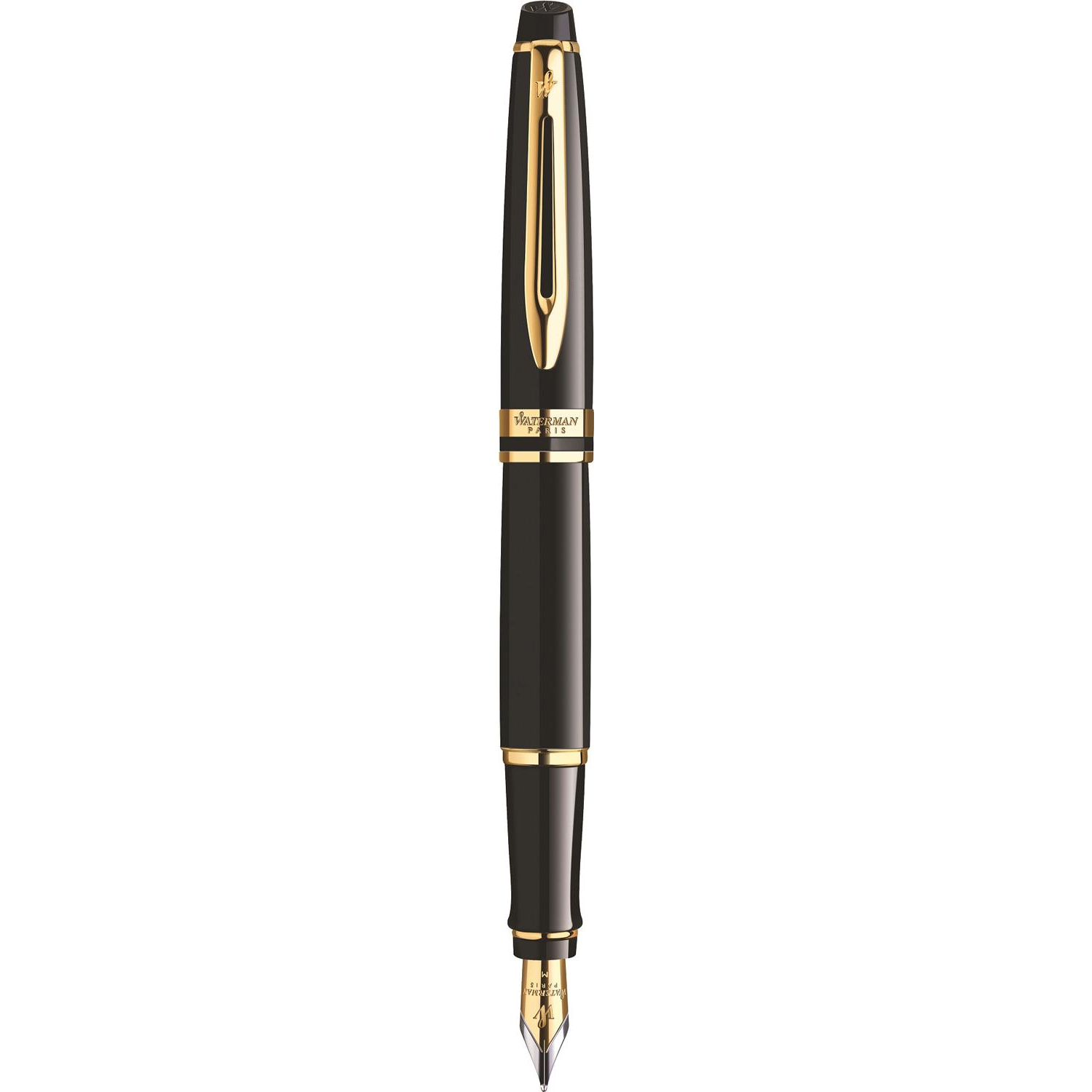 Ручка перьевая WATERMAN EXPERT S0951640 черн. корп, син чернила 0,5мм Франц - фото 3