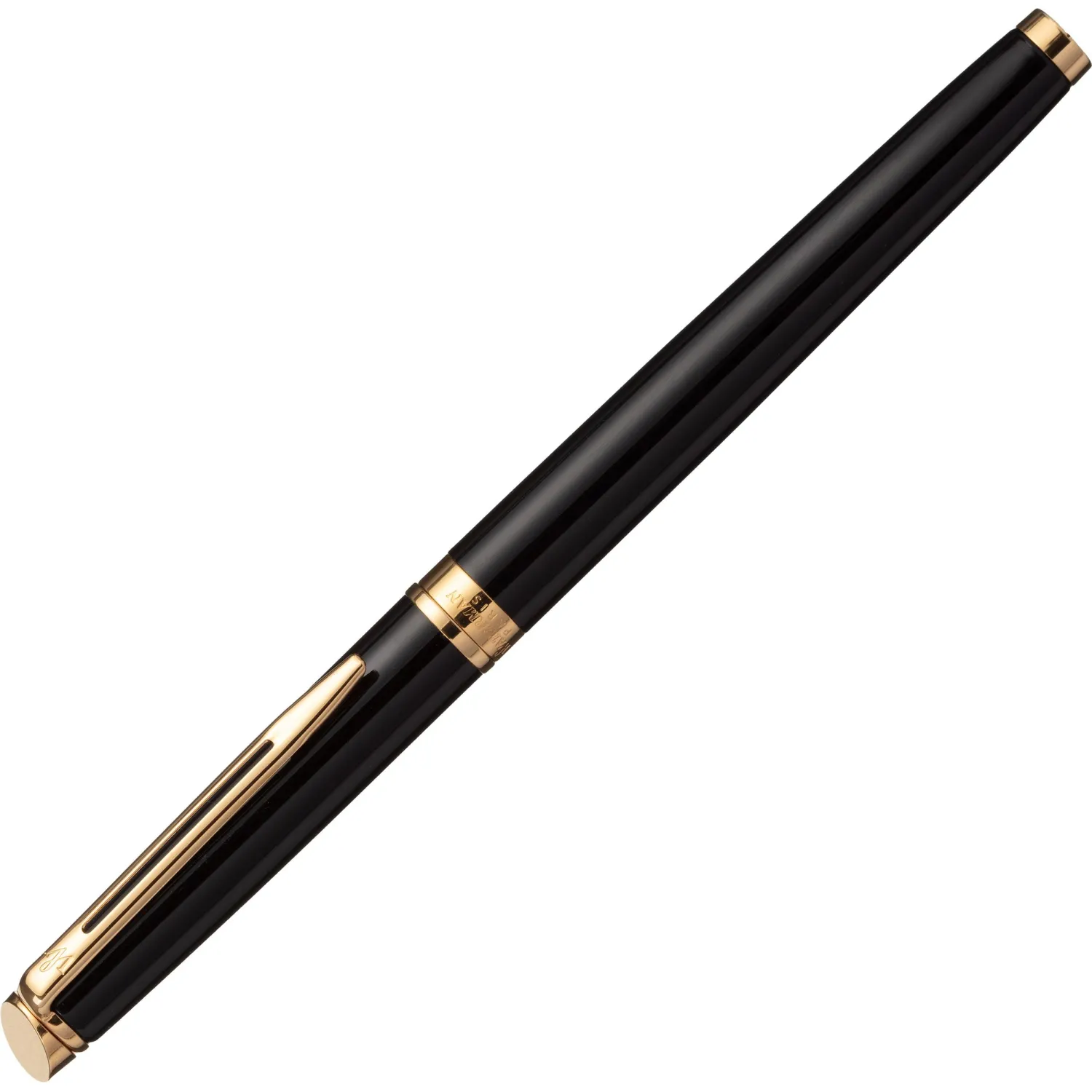 Ручка перьевая WATERMAN HEMISPHERE  S0920610 черн лак с позол,чернила син - фото 2