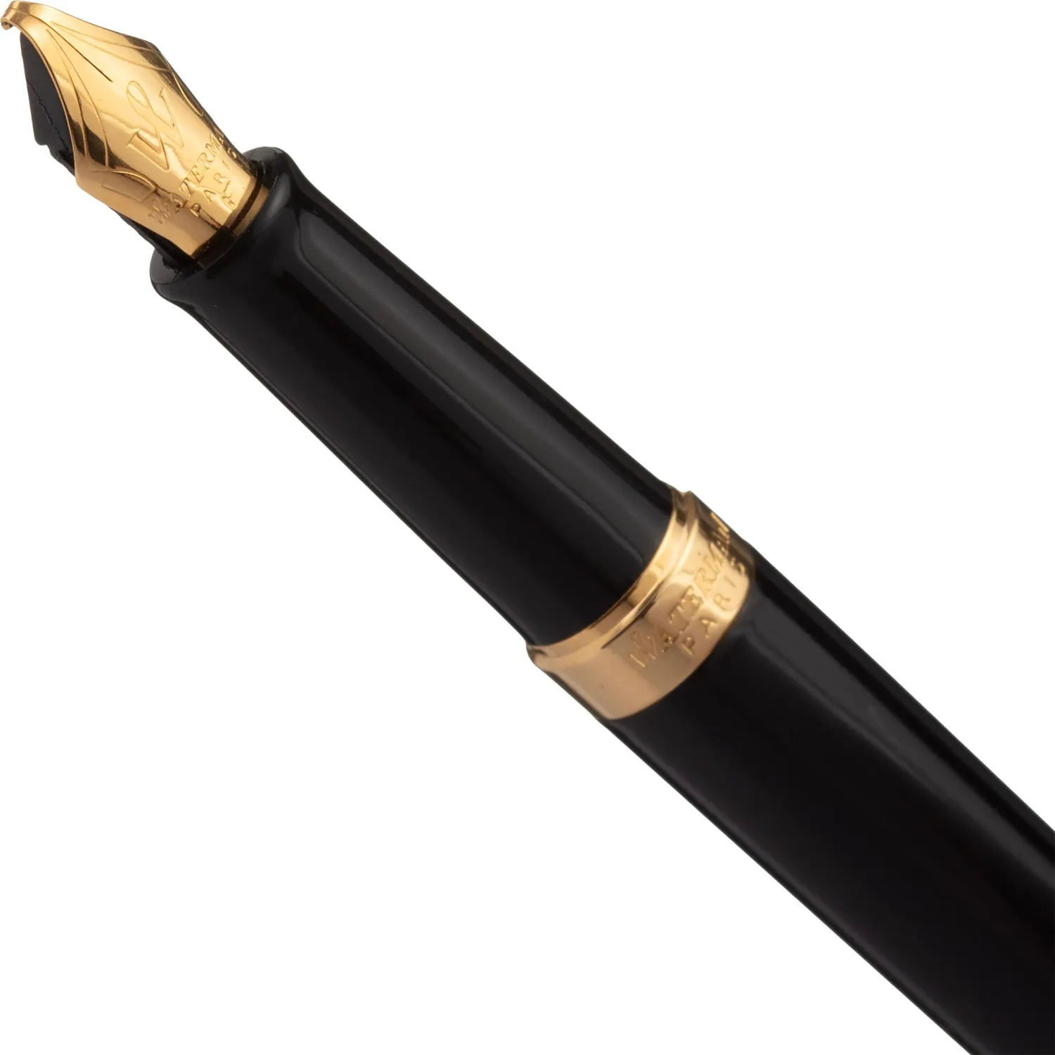 Ручка перьевая WATERMAN HEMISPHERE  S0920610 черн лак с позол,чернила син - фото 3