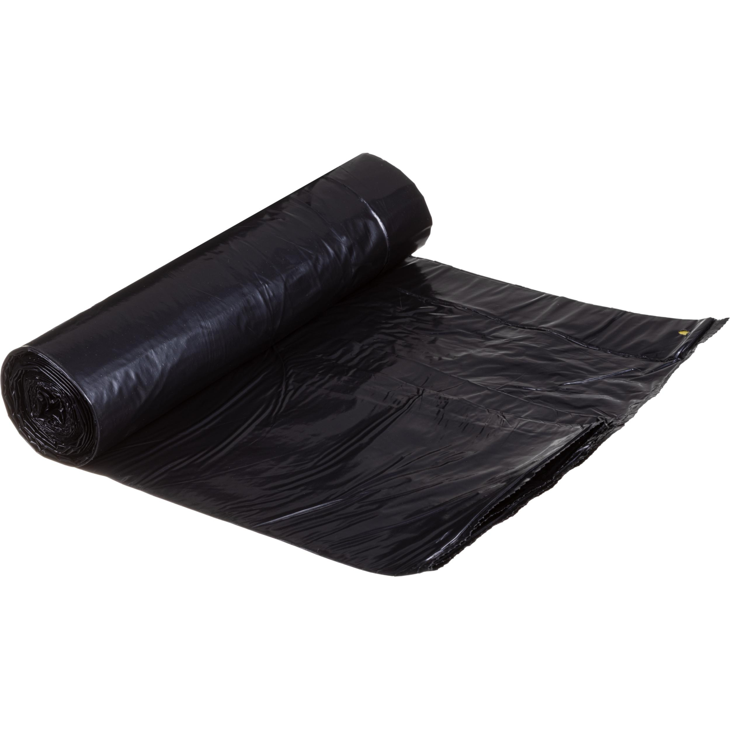 Мешки для мусора ПВД 120л 60мкм 10шт/рул чрн 70х90см с завяз Luscan - фото 2