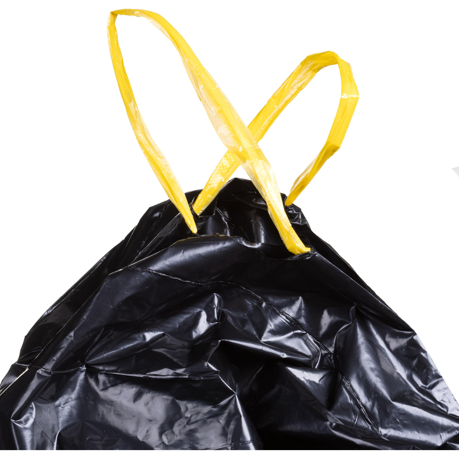 Мешки для мусора ПВД 120л 60мкм 10шт/рул чрн 70х90см с завяз Luscan - фото 3