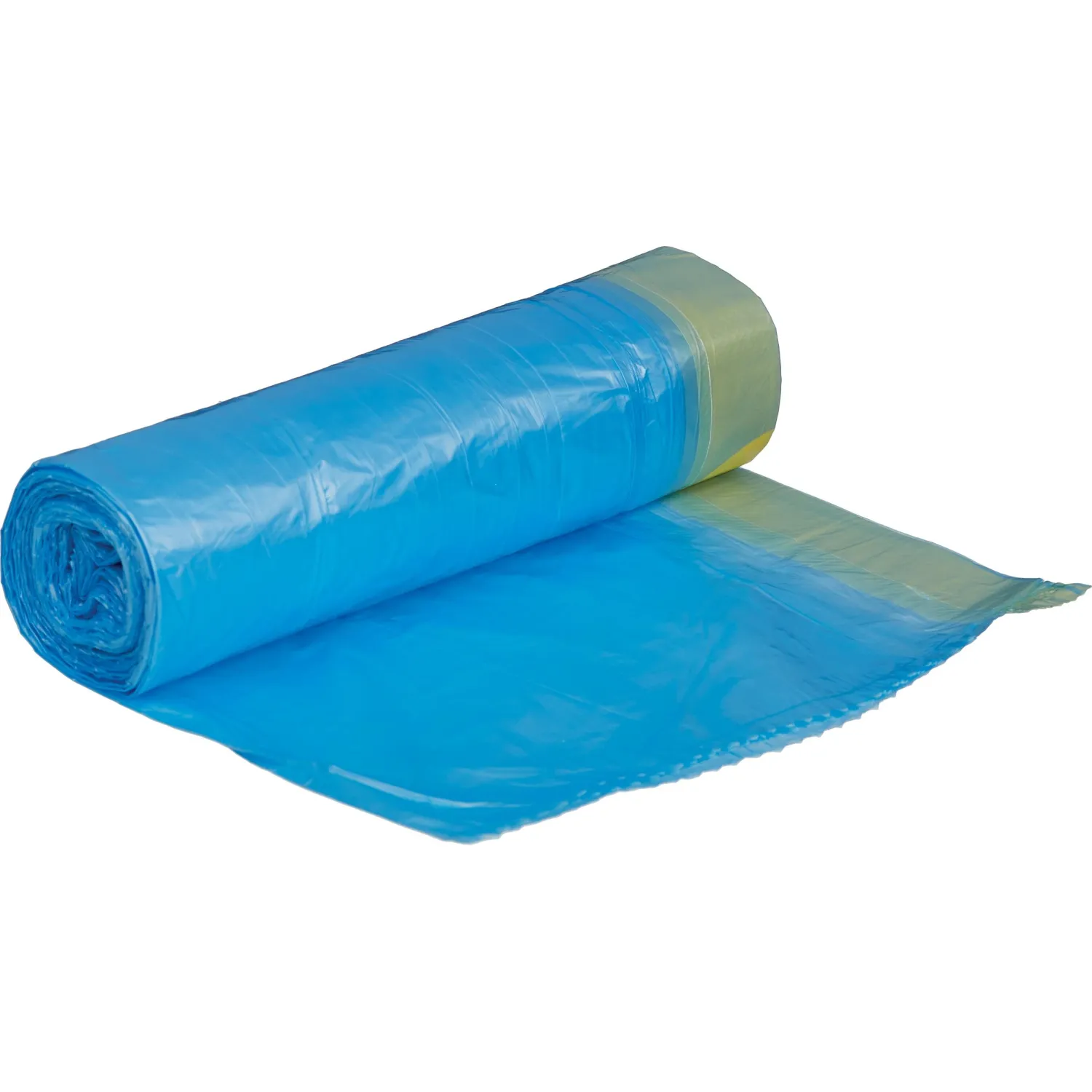 Мешки для мусора ПНД 35л 12мкм 15шт/рул синие 50х60см Luscan Bio с зав - фото 2