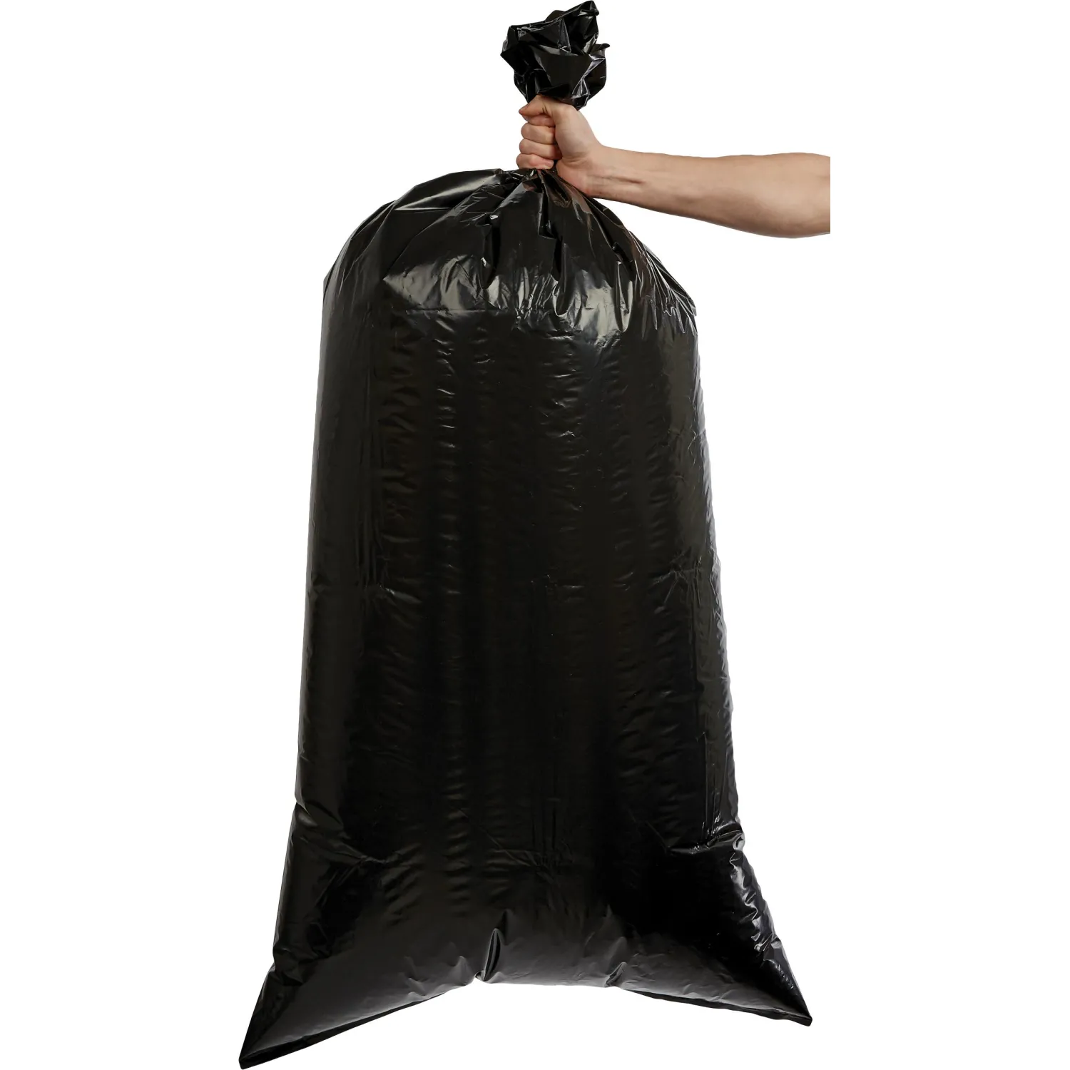 Мешки для мусора ПВД 200л 55мкм 10шт/уп черные 70х140см Luscan - фото 3