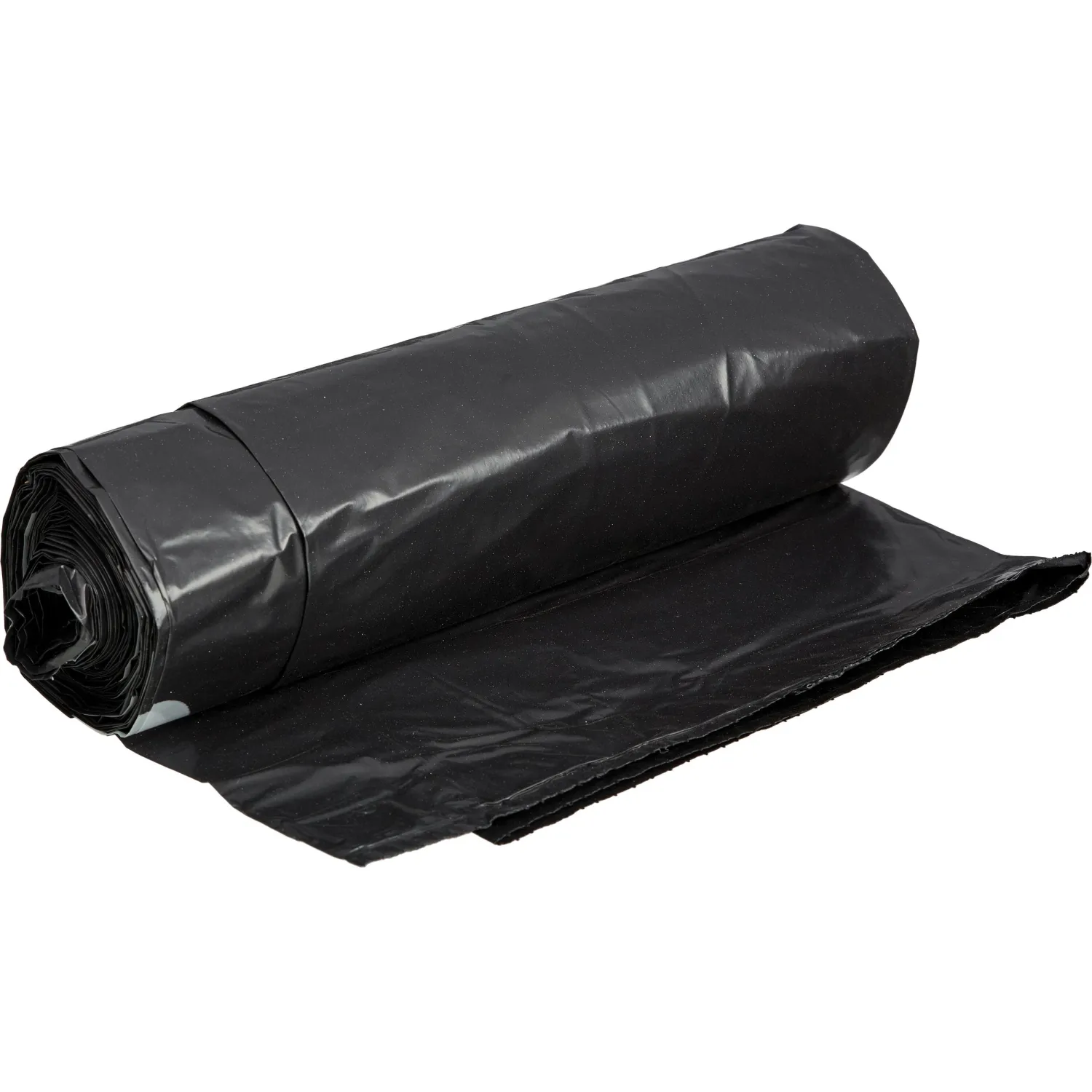 Мешки для мусора ПВД 100л 50мкм 10шт/рул черные 65x80см с завяз Luscan - фото 2