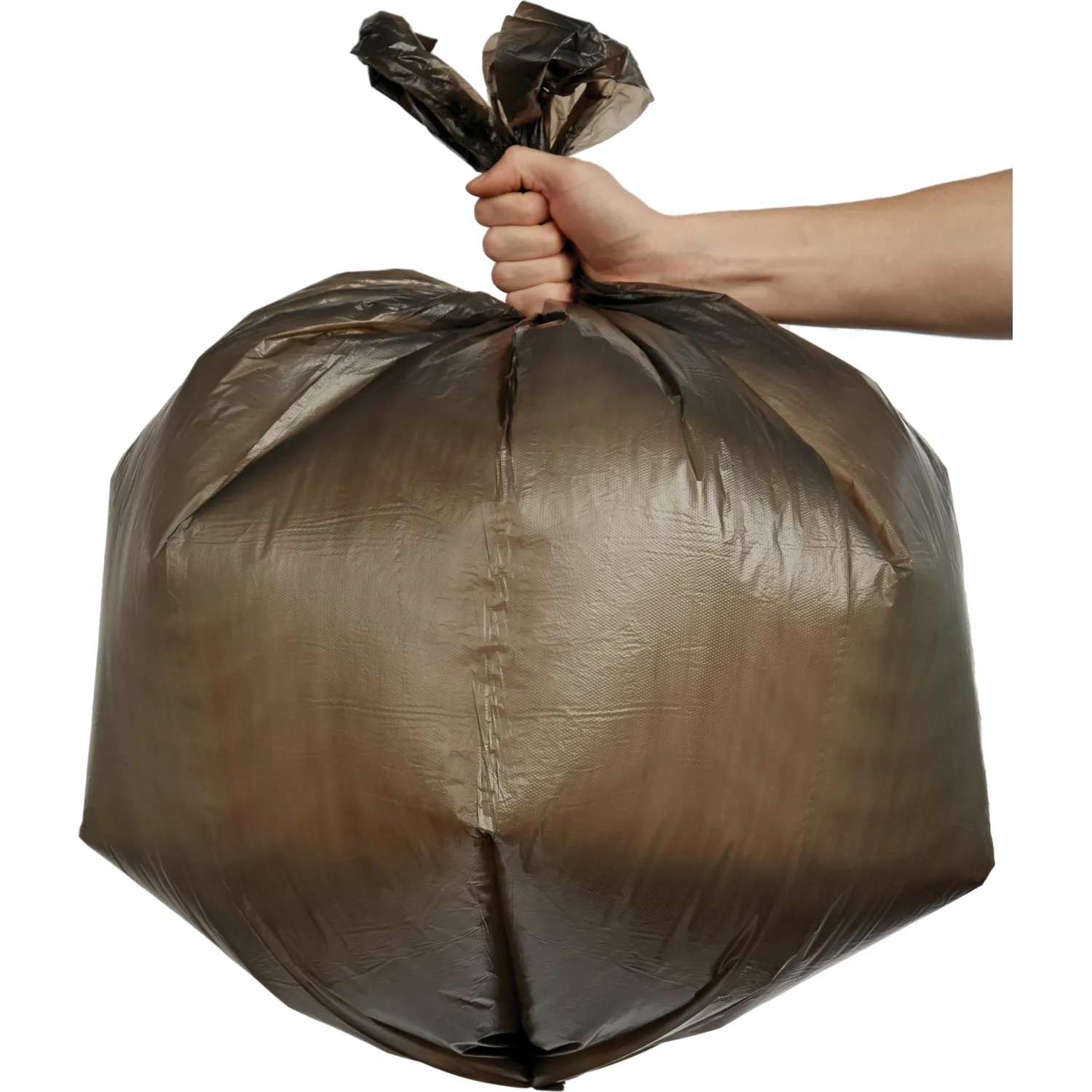 Мешки для мусора ПНД 120л 20мкм 20шт/рул черные 70x100см Amigo с ручками - фото 3