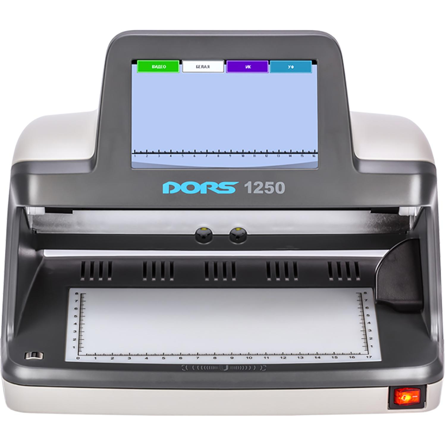 Детектор банкнот DORS 1250 Professional универсальный просмотровый - фото 2