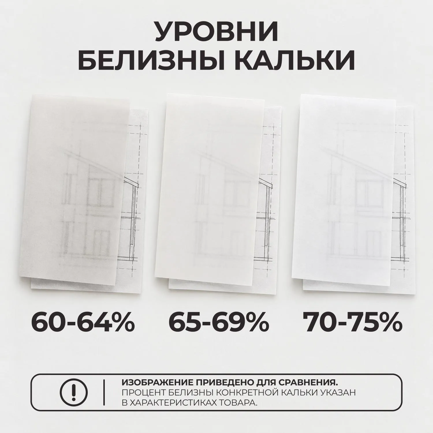 Калька ProMEGA Engineer (40л. в папке А3,пл.40гр.) 40л. в папке - фото 2