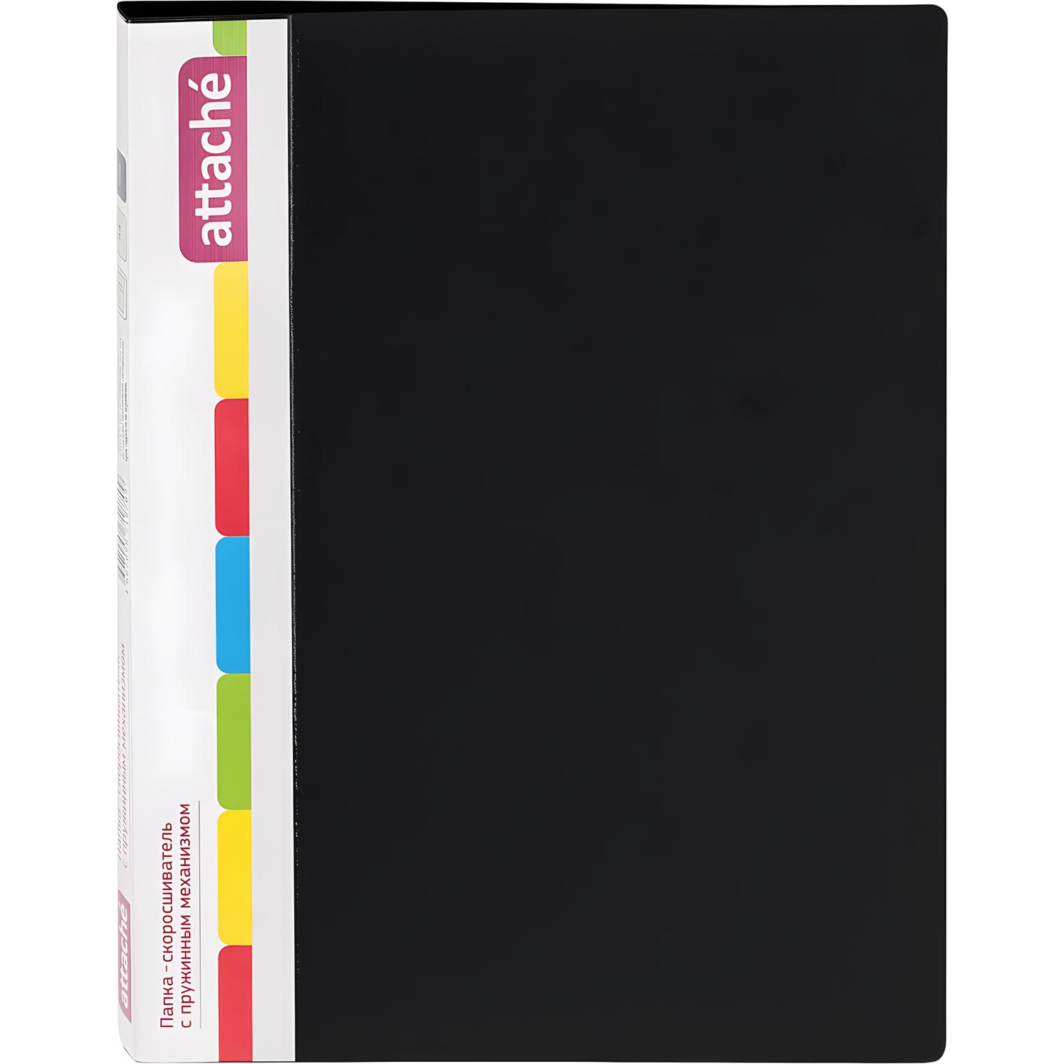 Скоросшиватель пластиковый с пруж.мех.ATTACHE F612/07 17мм черный - фото 2