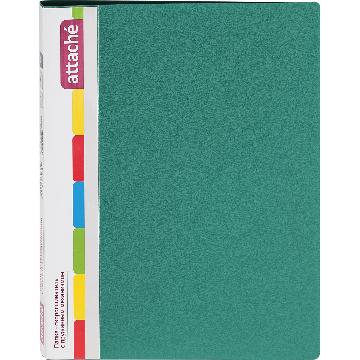 Скоросшиватель пластиковый с пруж.мех.ATTACHE F612/07 17мм зеленый - фото 2