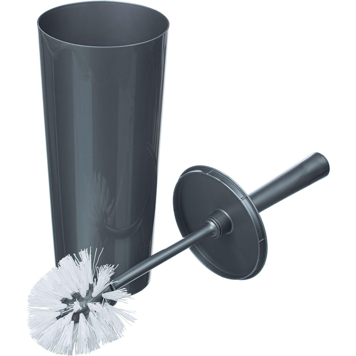 Ершик для унитаза закрытая колба пластик цвет - се - фото 2