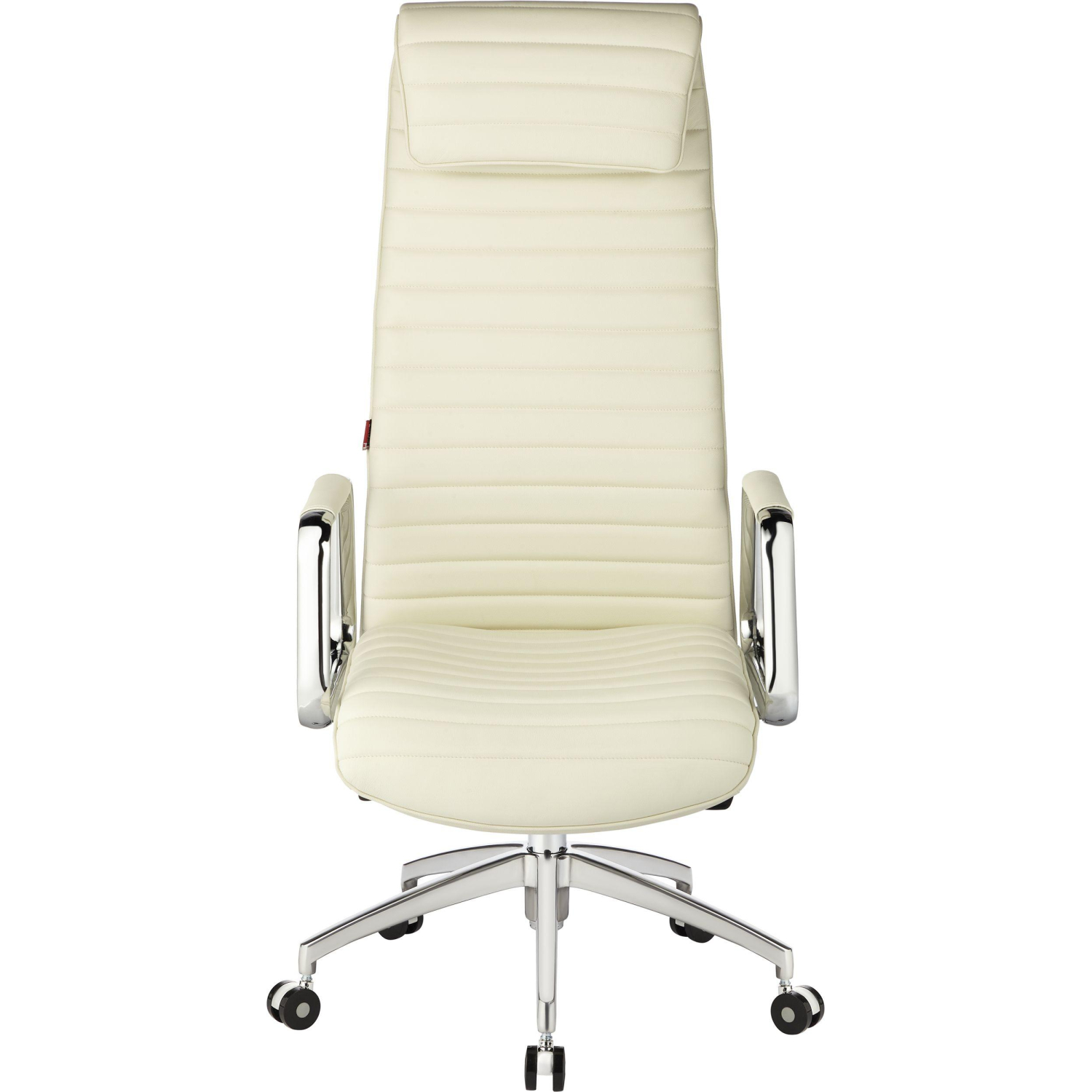 Кресло BN_Fc_Руководителя Echair-528 ML кожа белая, алюминий - фото 2