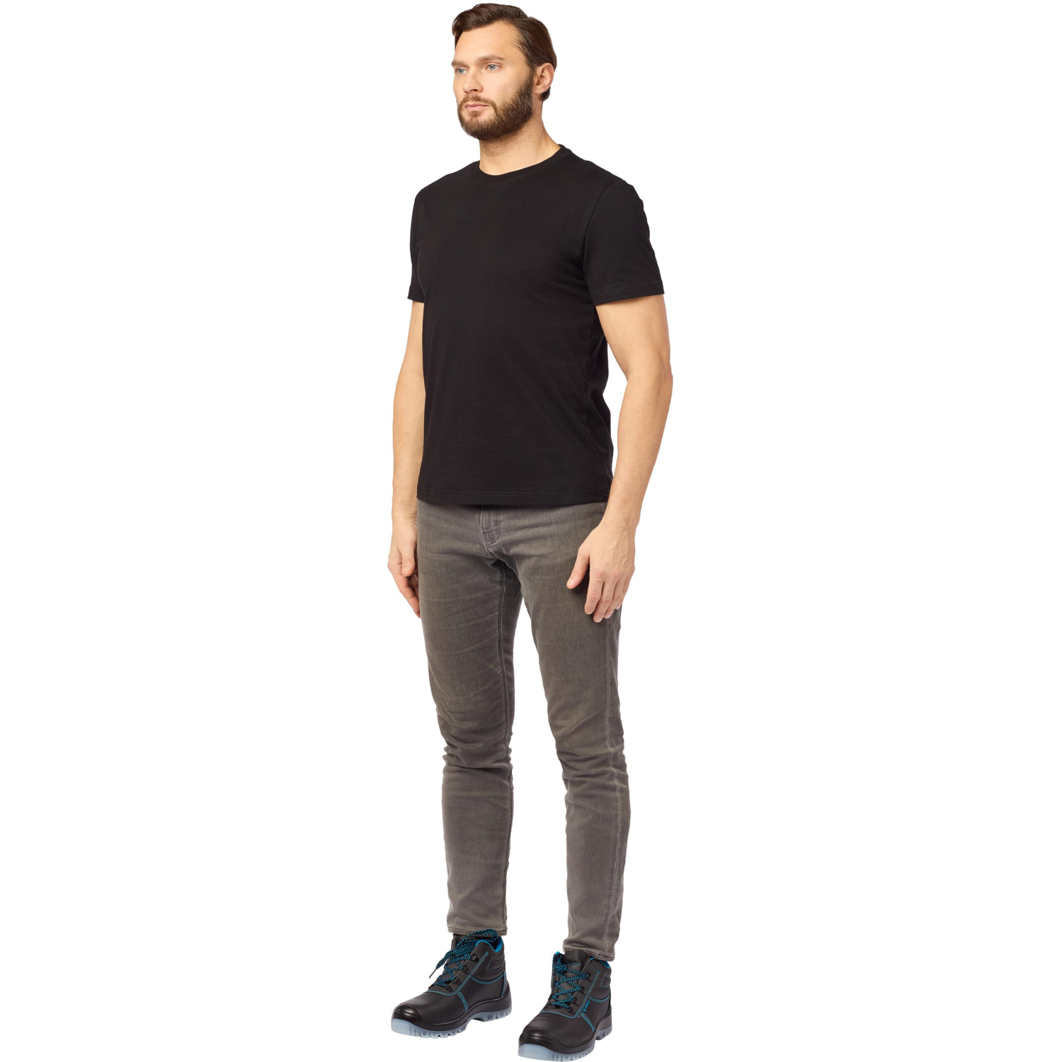 Футболка (160 г.) с кор.рукавом чрн.(XXXL) - фото 2