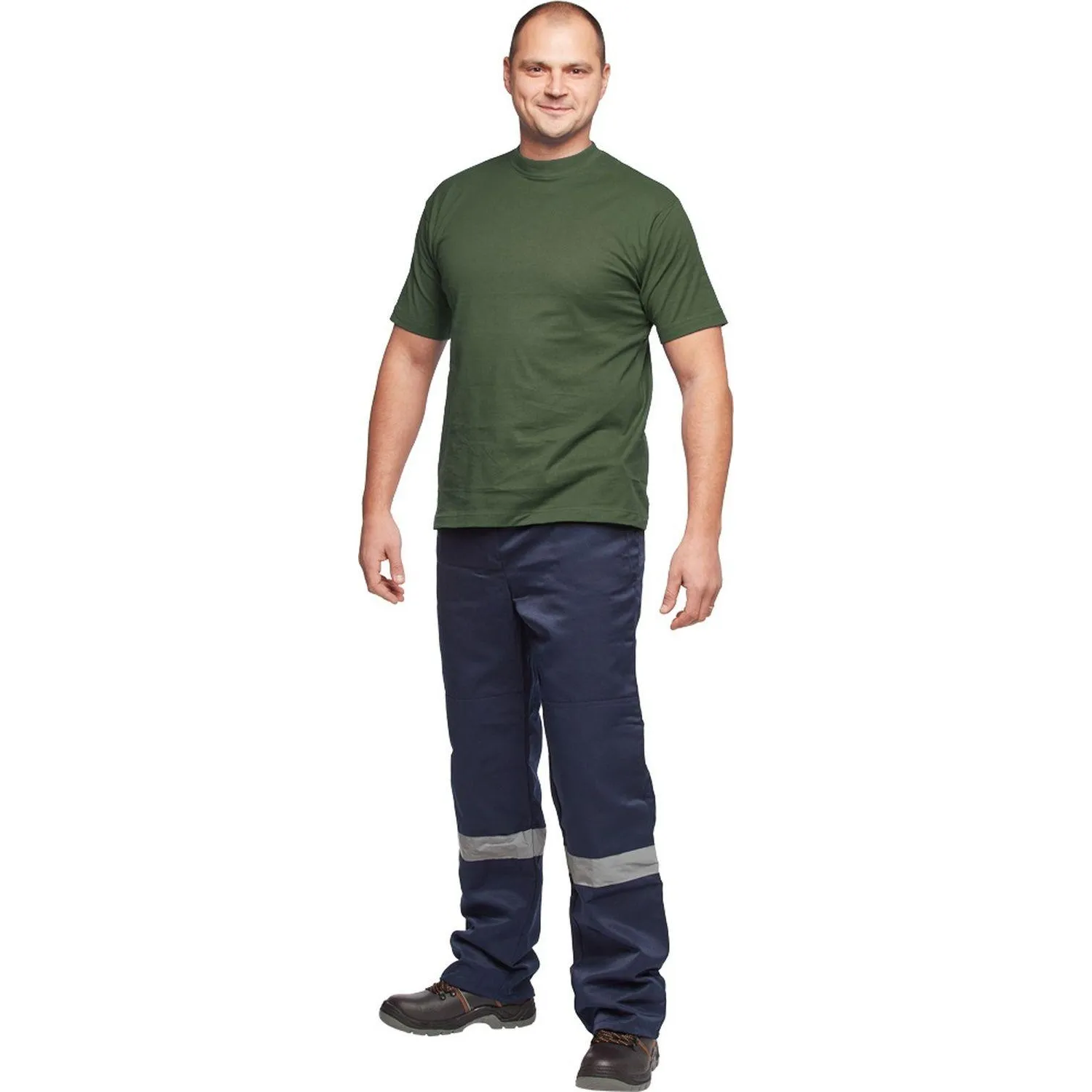 Футболка (160 г.) с кор.рукавом т.-злн.(XL) - фото 2