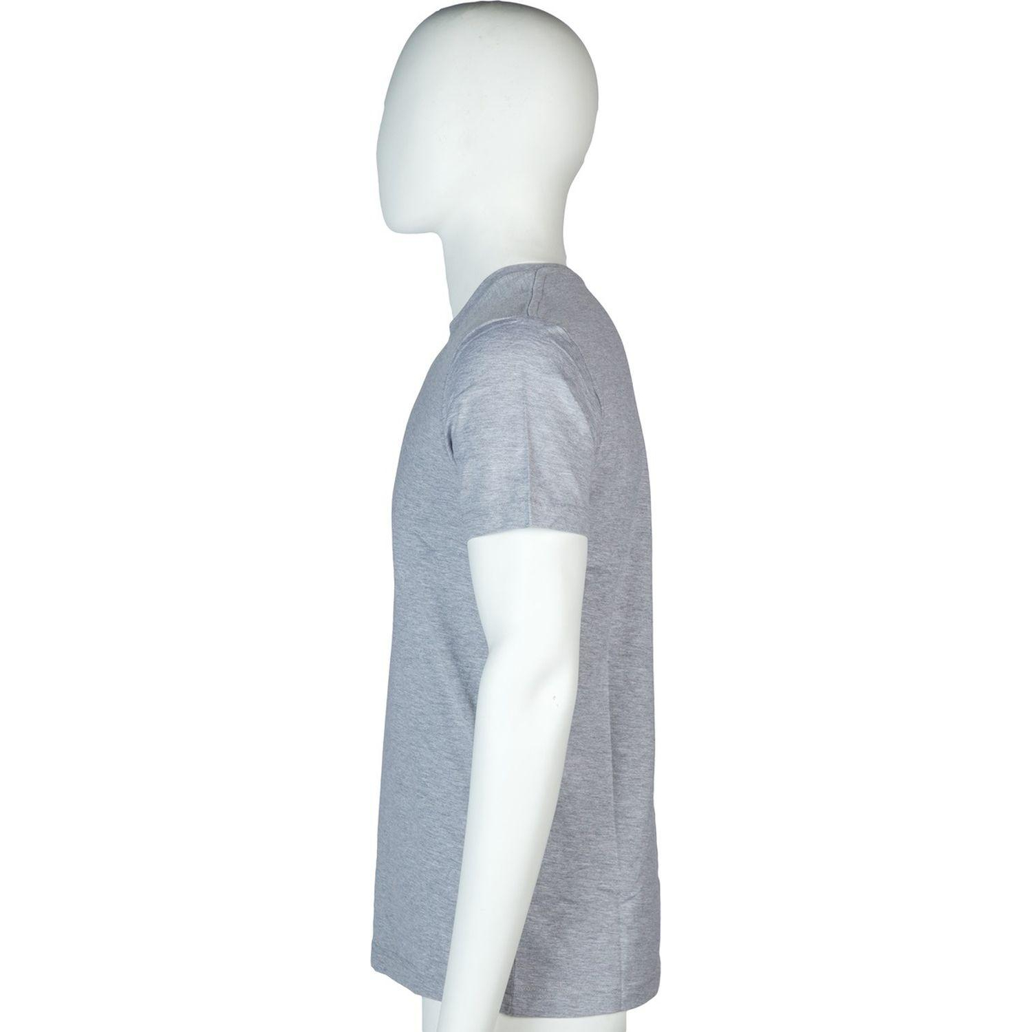 Футболка (160 г.) с кор.рукавом серый меланж (M) - фото 2