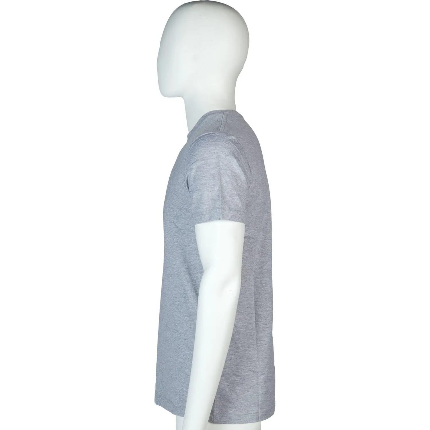 Футболка (160 г.) с кор.рукавом серый меланж (XXL) - фото 2