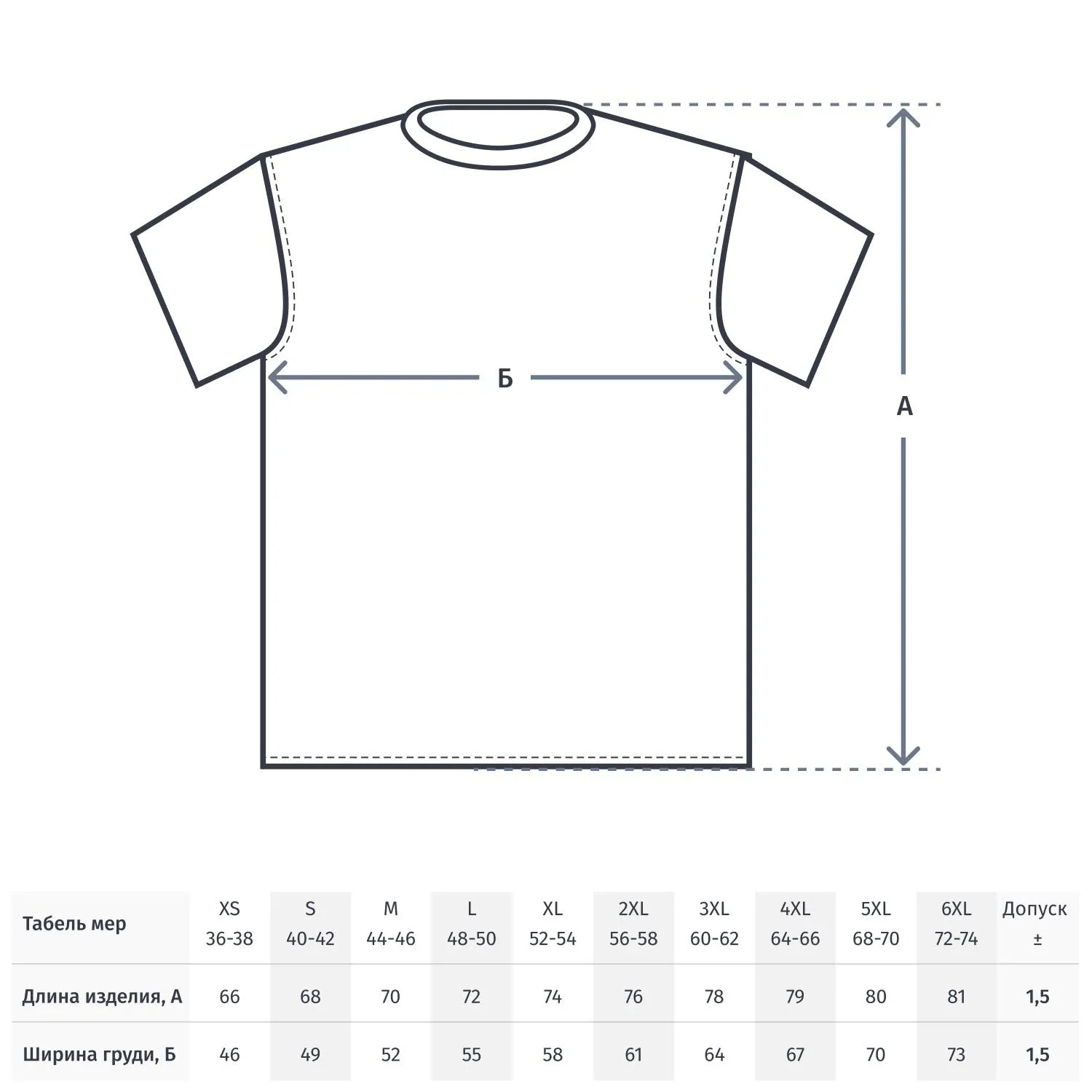 Футболка (160 г.) с кор.рукавом серый меланж (XXL) - фото 13