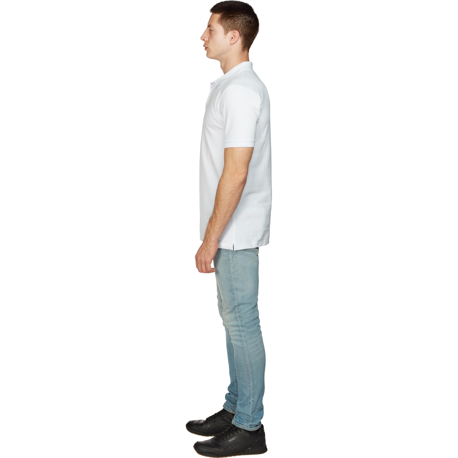 Рубашка Поло (190г.) кор.рукав бел.(XXXL) - фото 2