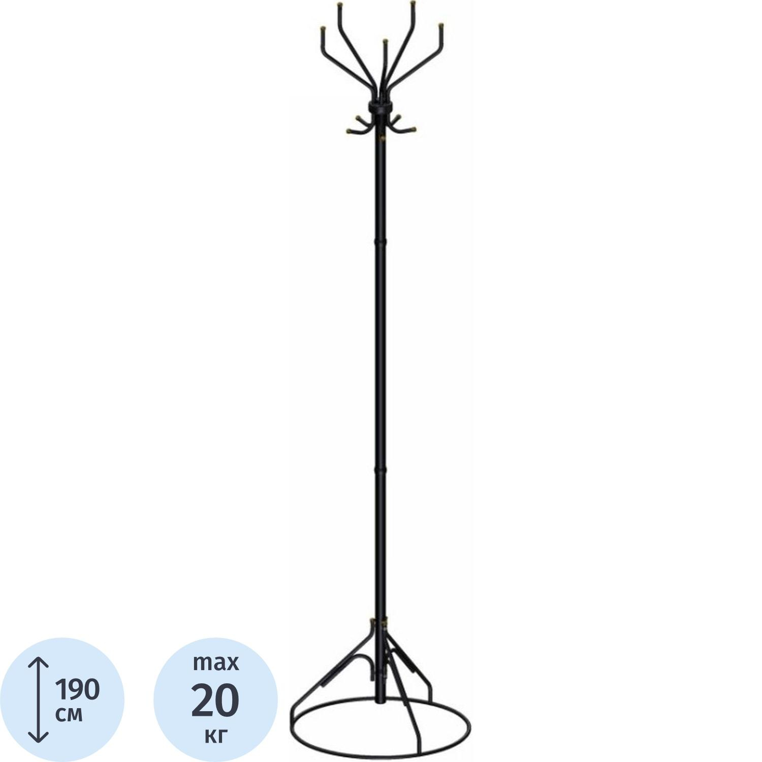 Вешалка TI_напольная Ажур 2 черный. - фото 1