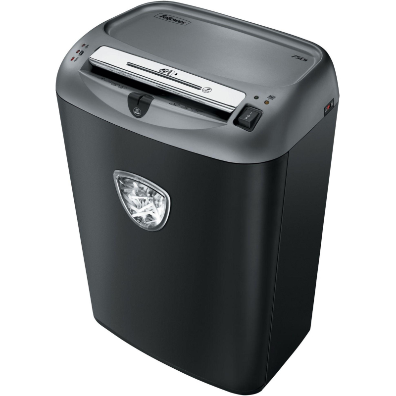Шредер (уничтожитель) Fellowes 75Cs, 4ур.секр., 12лист, 27л - фото 1
