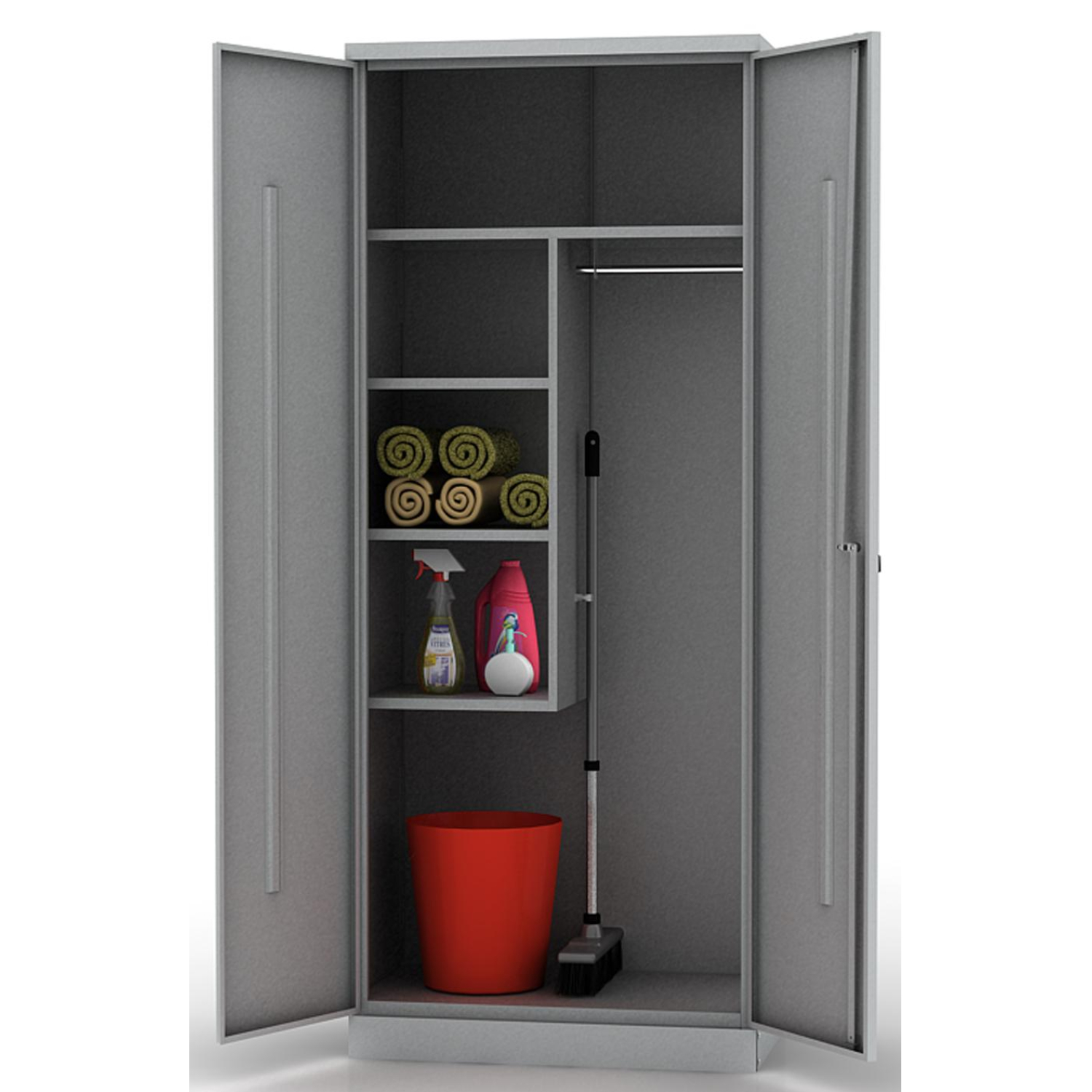 Шкаф хозяйственный N_ШМС-6.15 756х450х1850 - фото 1