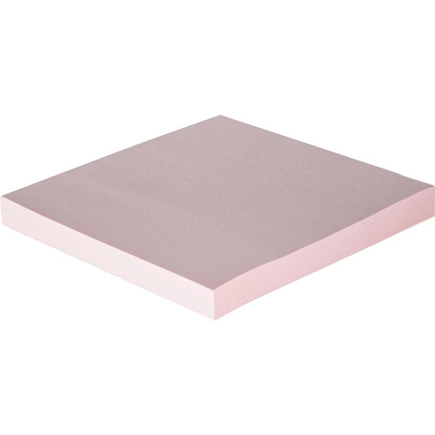 Стикеры ATTACHE с клеев.краем 76х76 розовый 100л - фото 2