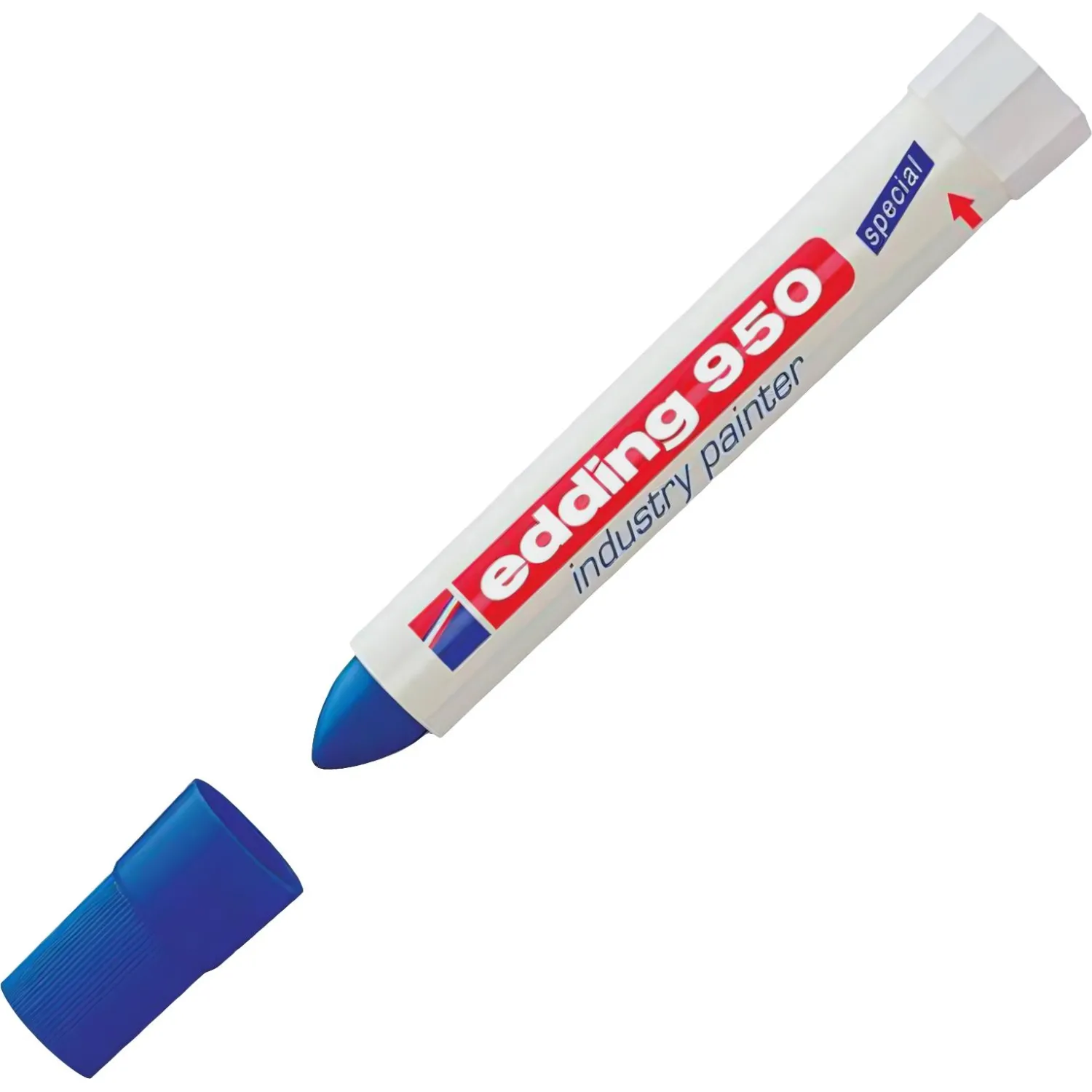 Маркер промышленный для промышленной графики EDDING E-950/3 синий 10мм - фото 1